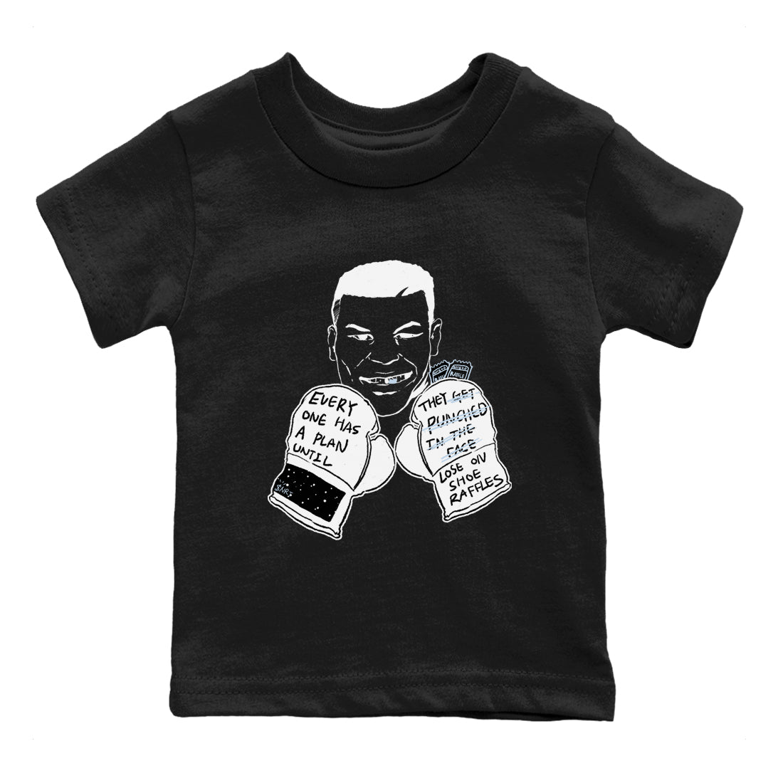 Everyone Has A Plan snkmatch Tees Kids - Air Jordan 6 White Black