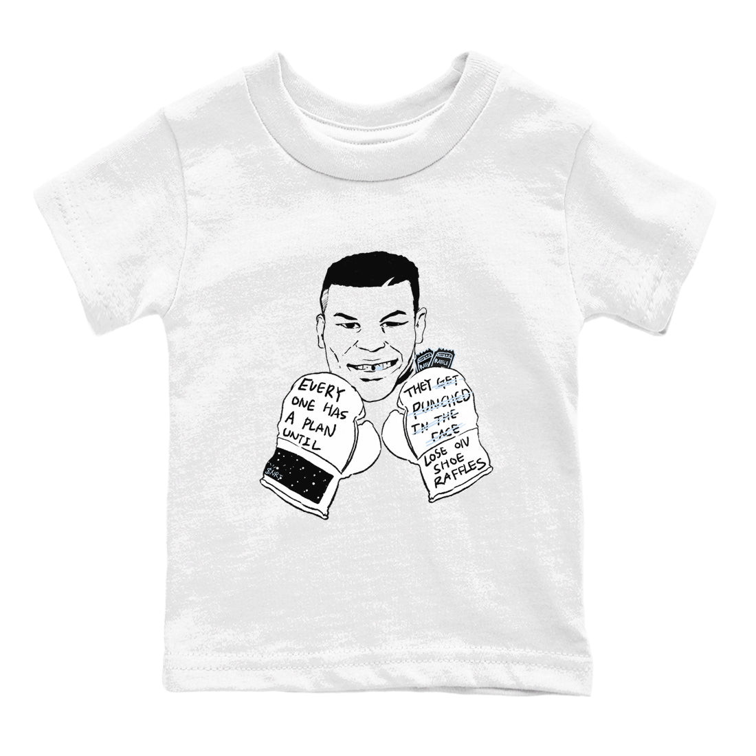 Everyone Has A Plan snkmatch Tees Kids - Air Jordan 6 White Black