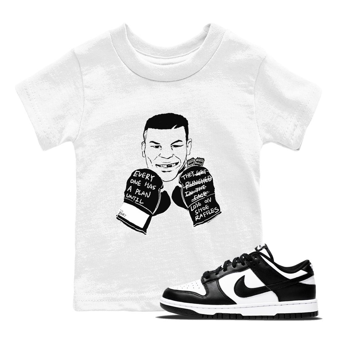 Everyone Has A Plan snkmatch Tees Kids - Dunk Panda