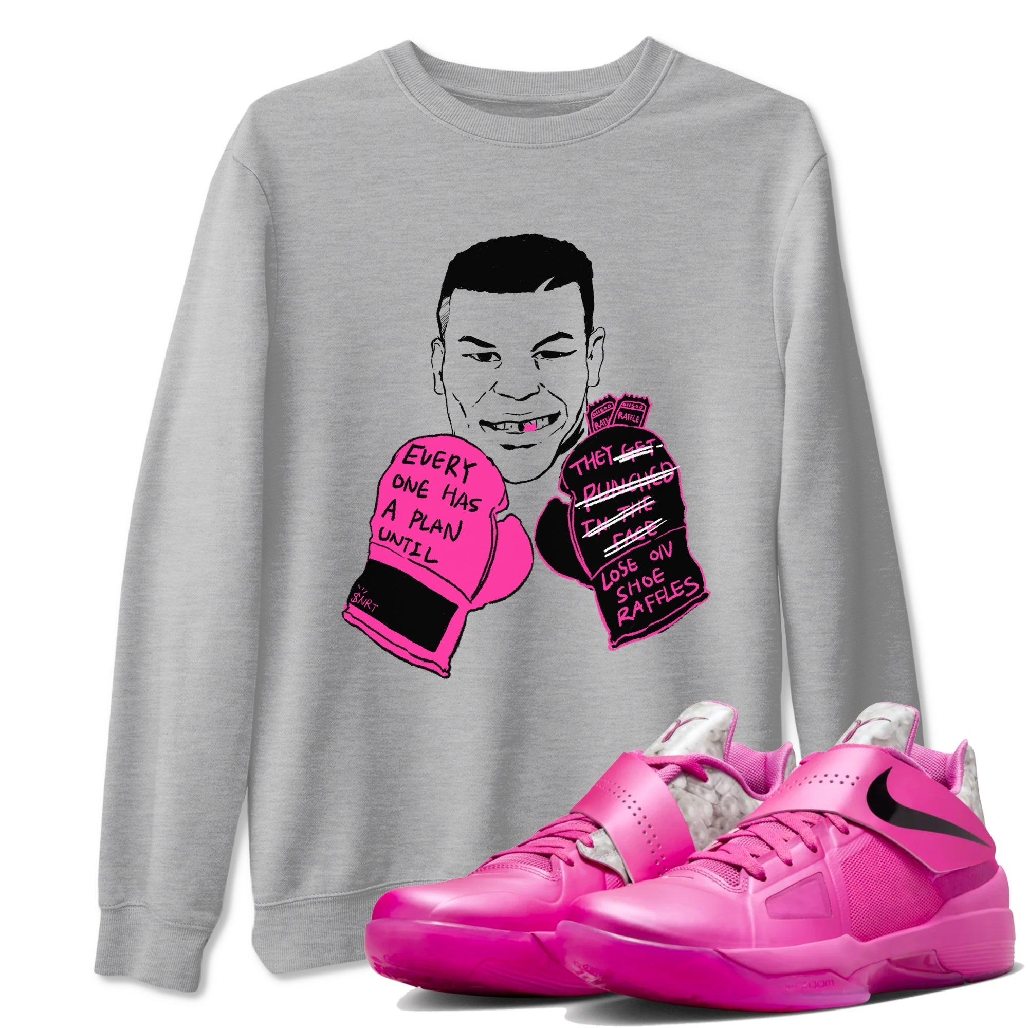 Everyone Has A Plan snkmatch Tees - Nike KD 4 Aunt Pearl