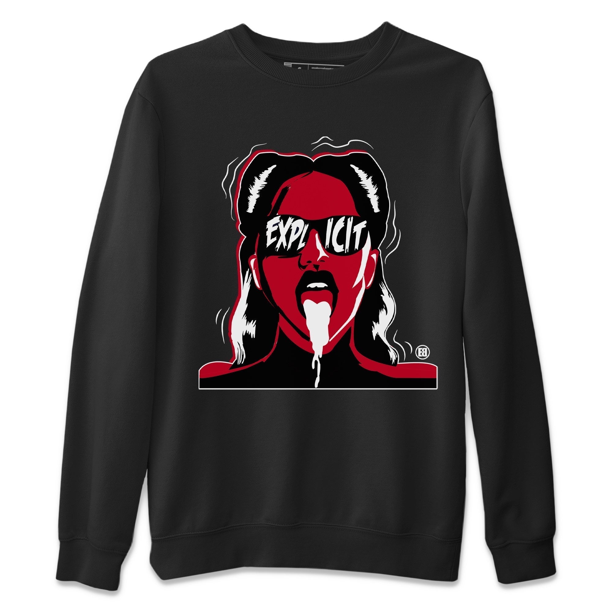 Explicit Unisex Tops - Air Jordan 1 Bred Patent