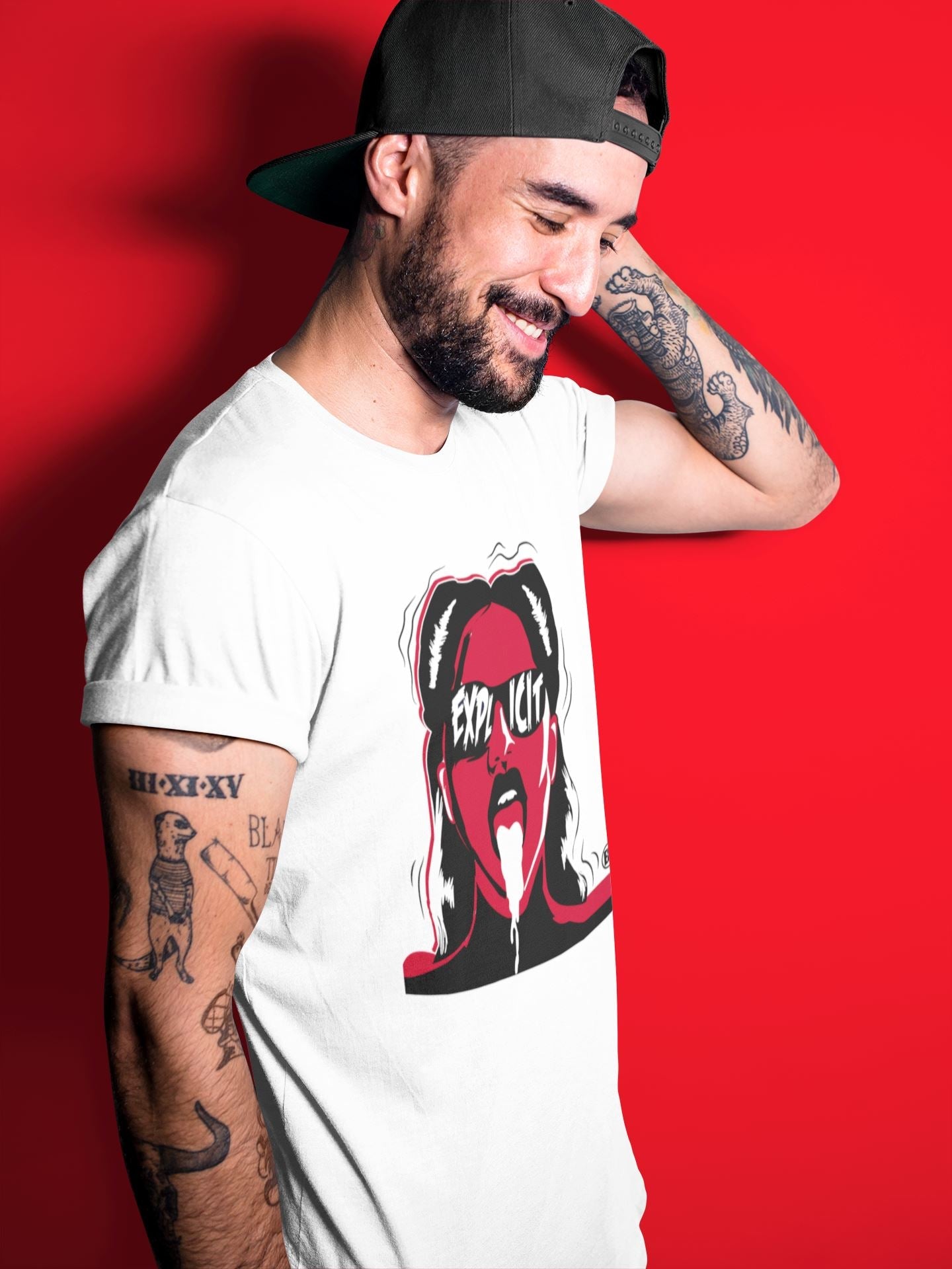Explicit Unisex Tops - Air Jordan 1 Bred Patent