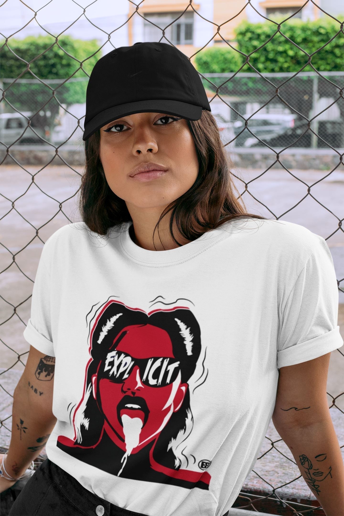 Explicit Unisex Tops - Air Jordan 1 Bred Patent