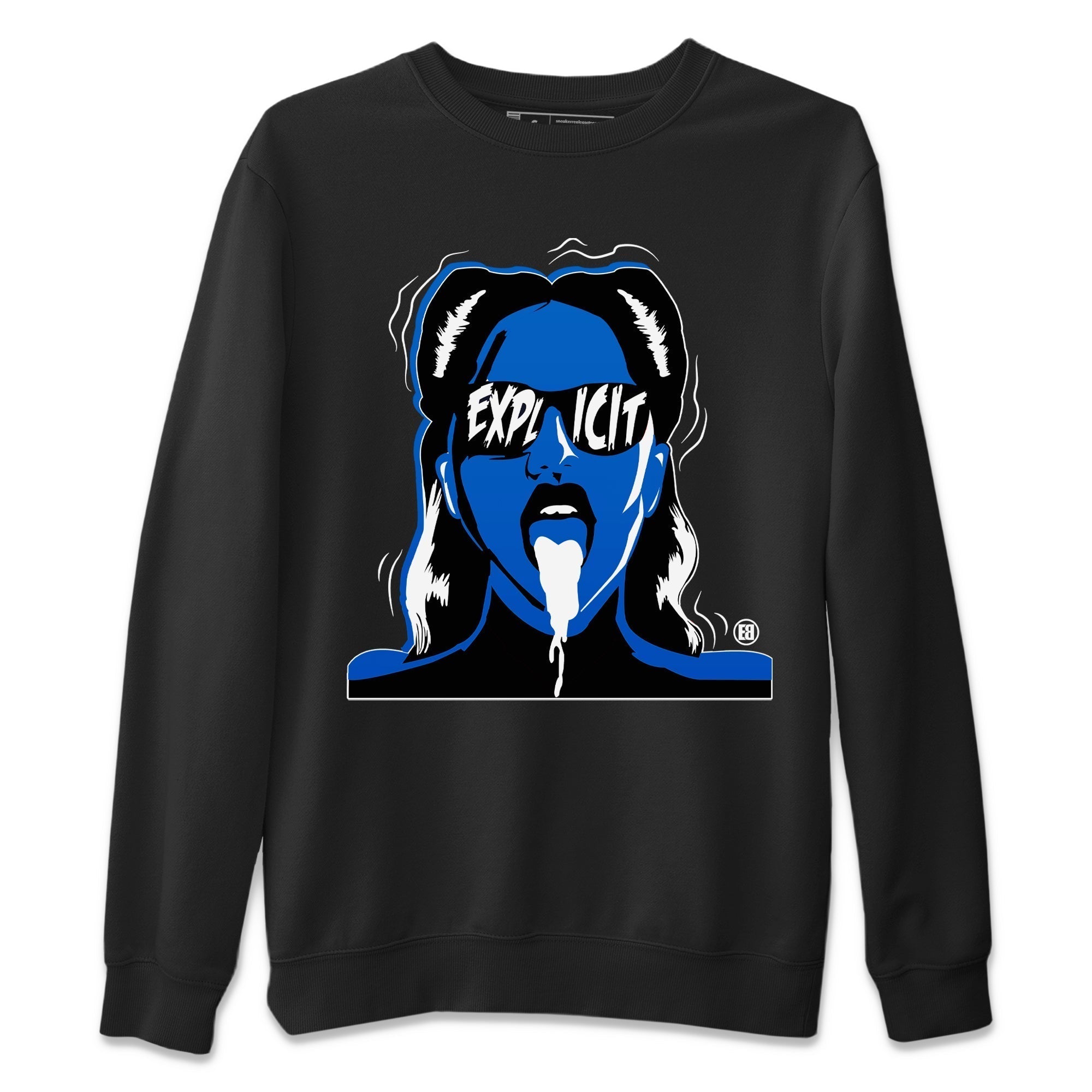 Explicit Unisex Tops - Air Jordan 1 Dark Marina Blue
