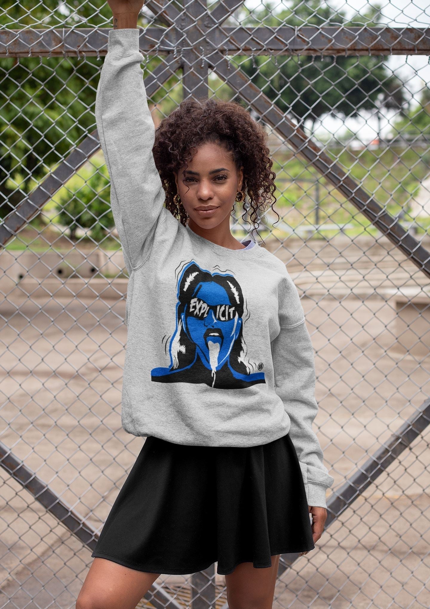 Explicit Unisex Tops - Air Jordan 1 Dark Marina Blue