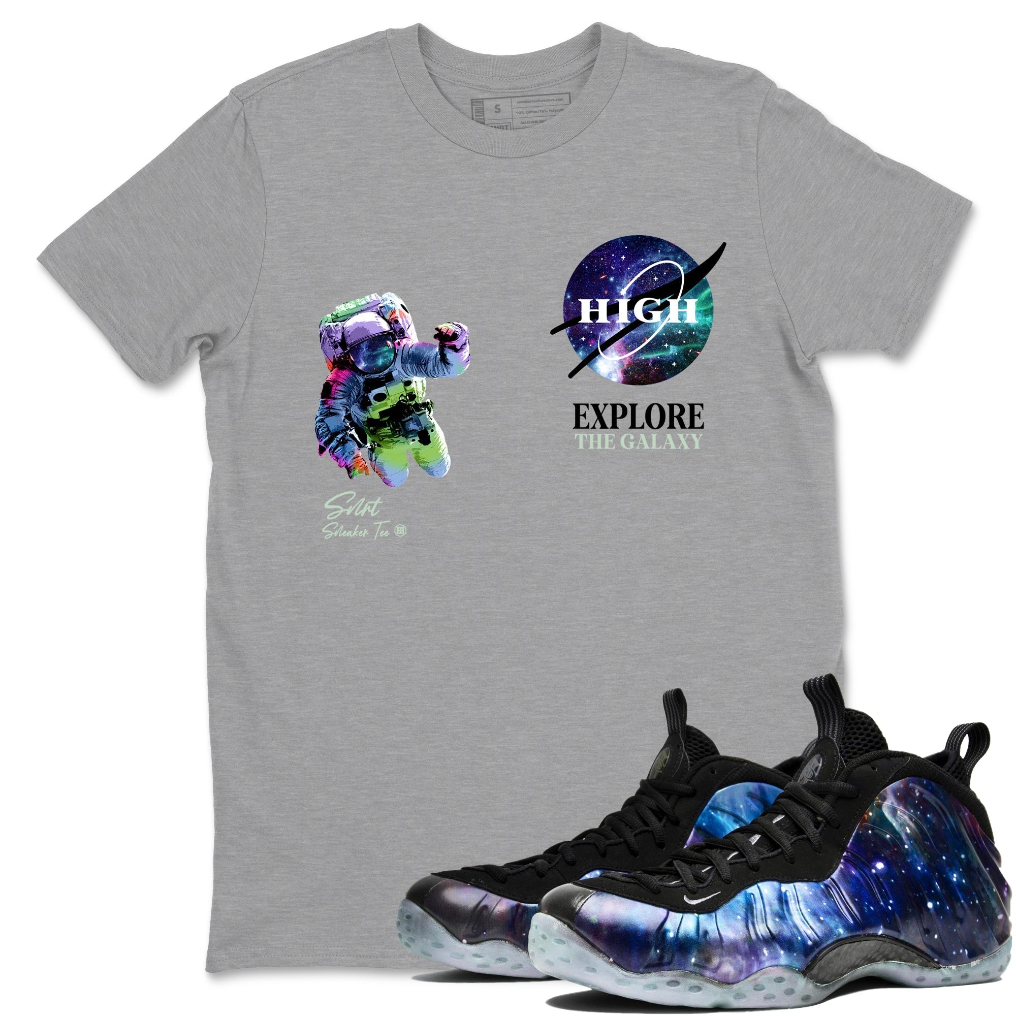 Explore The Galaxy snkmatch Tees - Air Foamposite One Galaxy