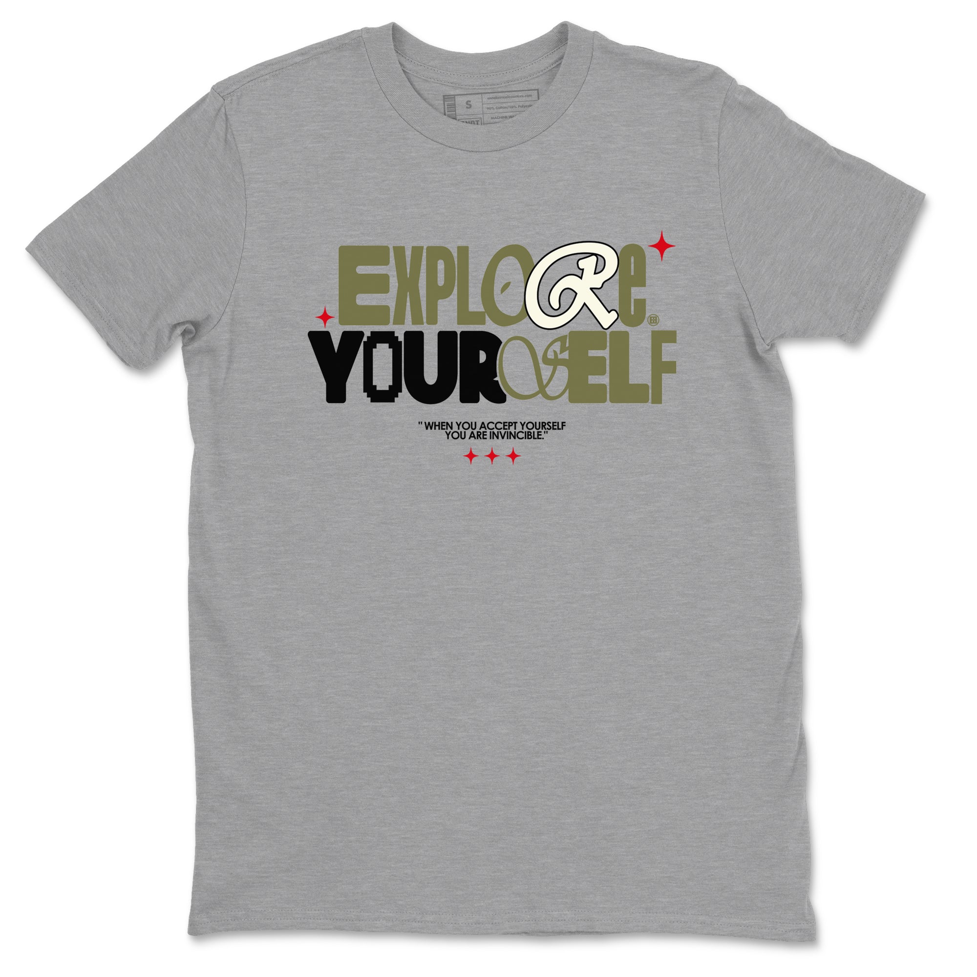 Explore Yourself snkmatch Tees - Air Jordan 1 Travis Scott Medium Olive
