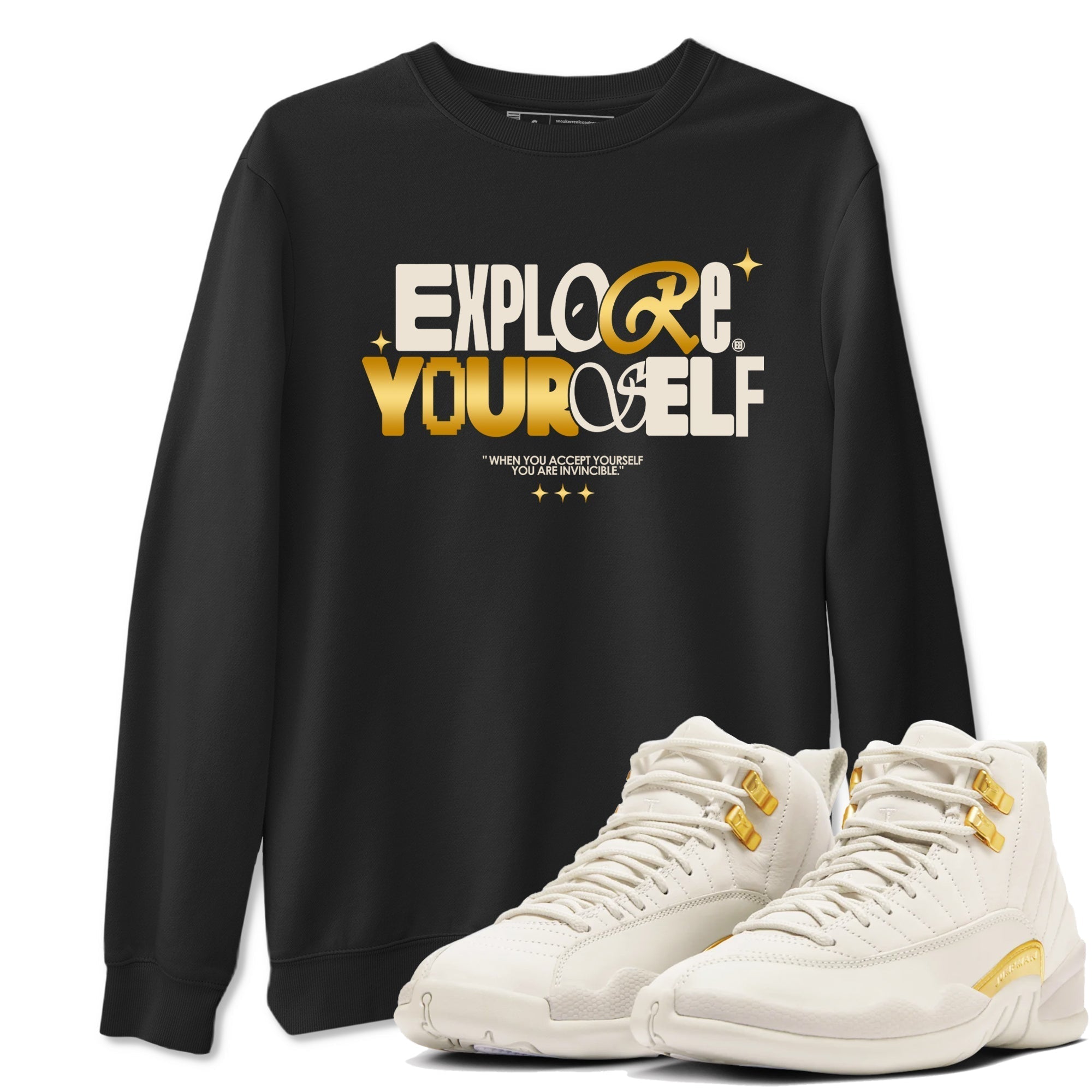 Explore Yourself snkmatch Tees - Air Jordan 12 Phantom