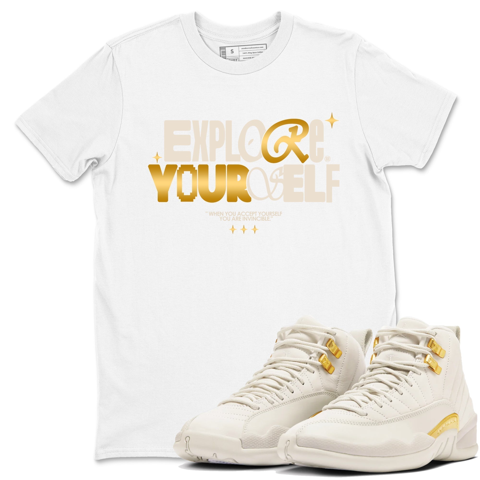 Explore Yourself snkmatch Tees - Air Jordan 12 Phantom