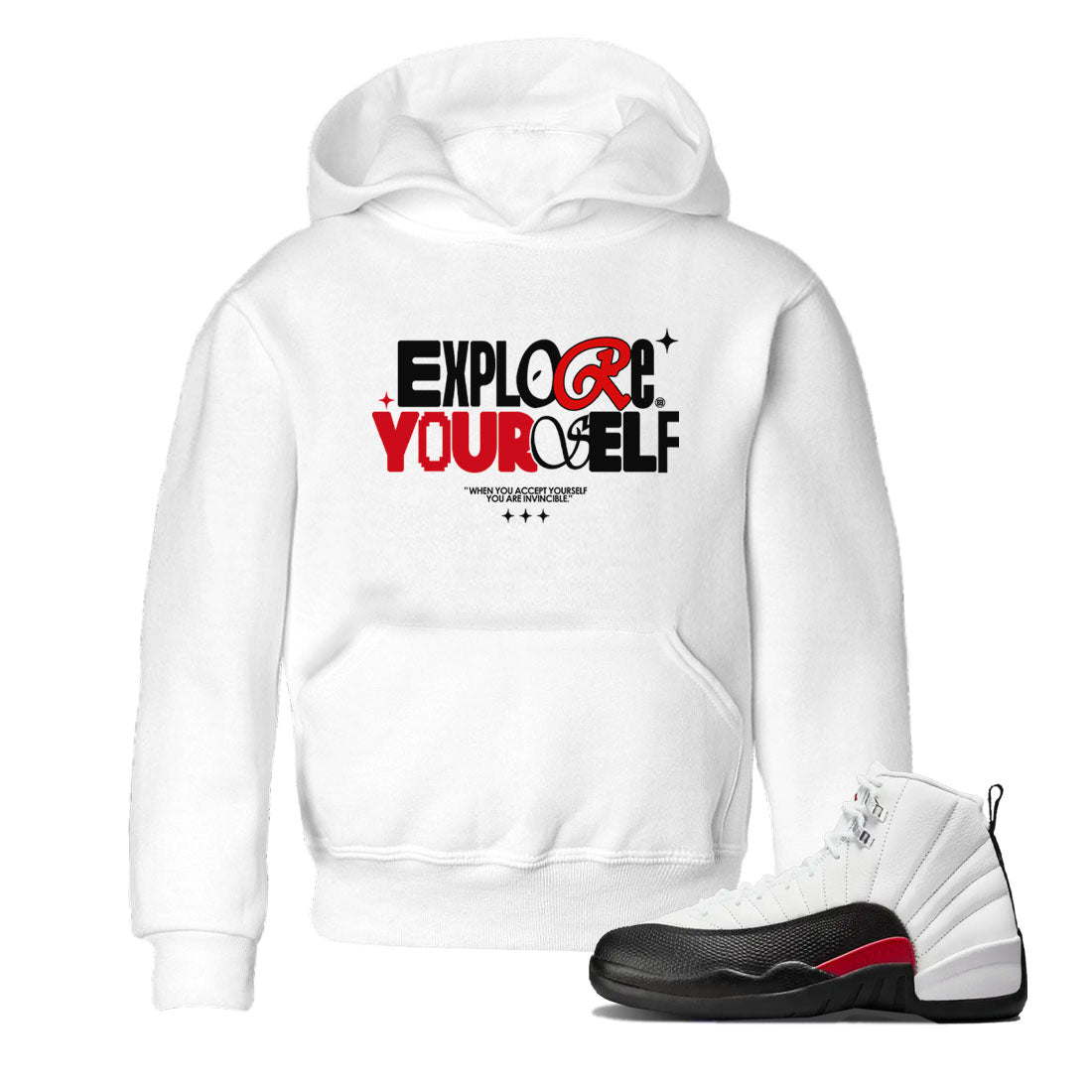 Explore Yourself snkmatch Tees Kids - Air Jordan 12 Taxi Flip