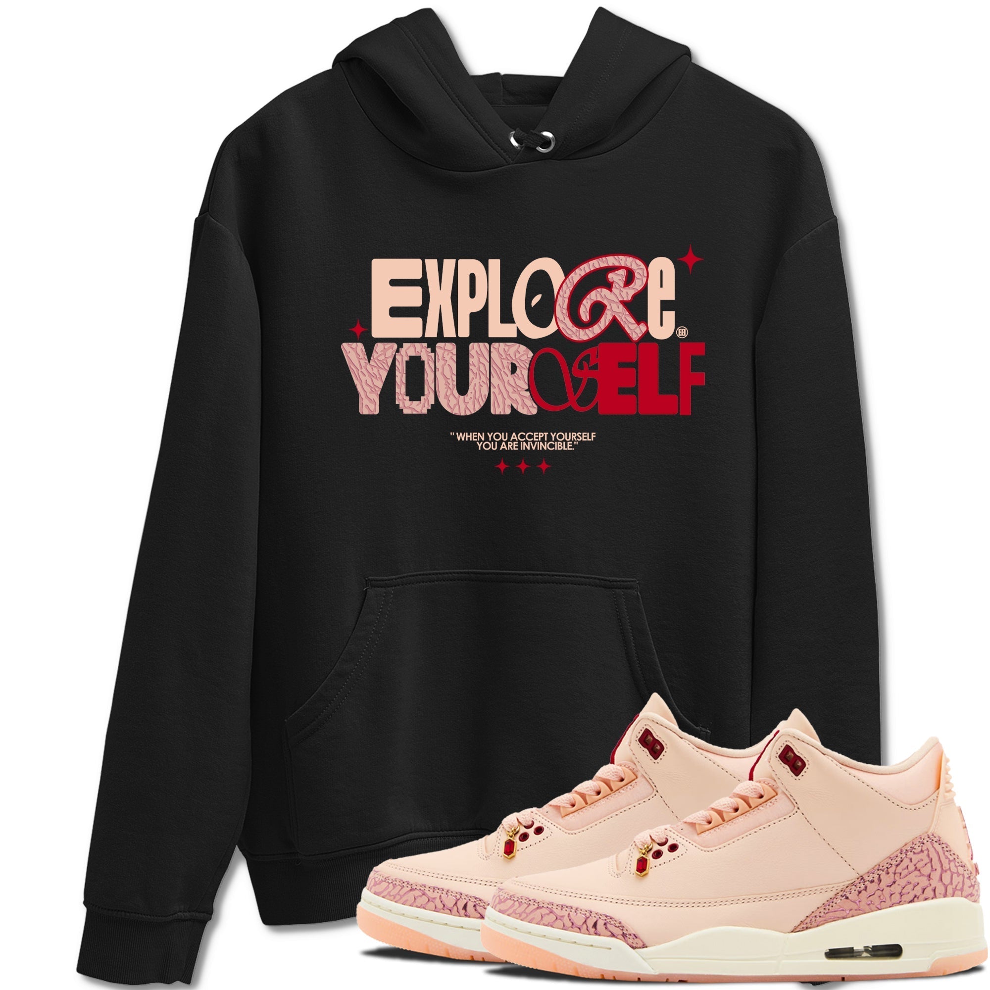 Explore Yourself snkmatch Tees - Air Jordan 3 Valentines Day