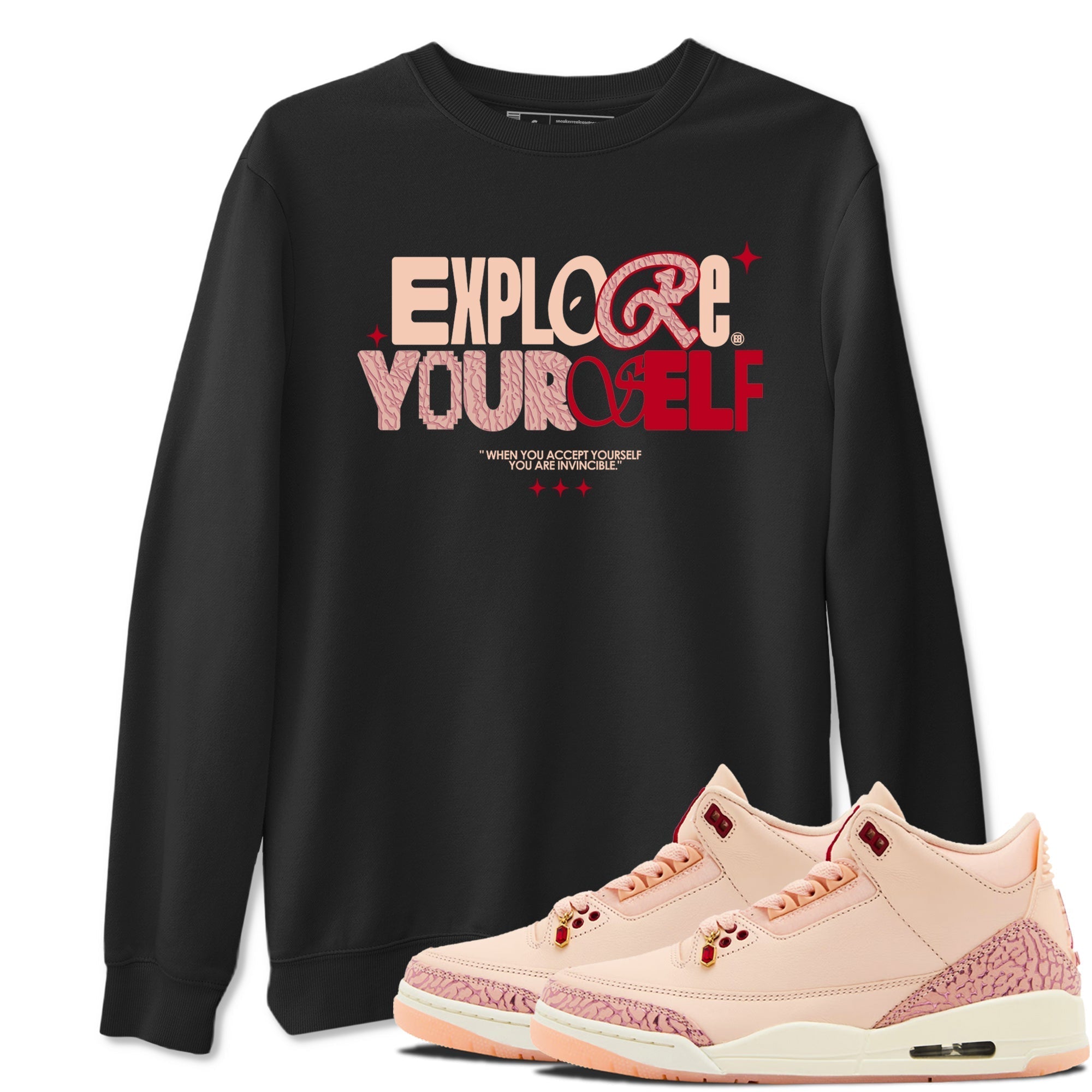 Explore Yourself snkmatch Tees - Air Jordan 3 Valentines Day