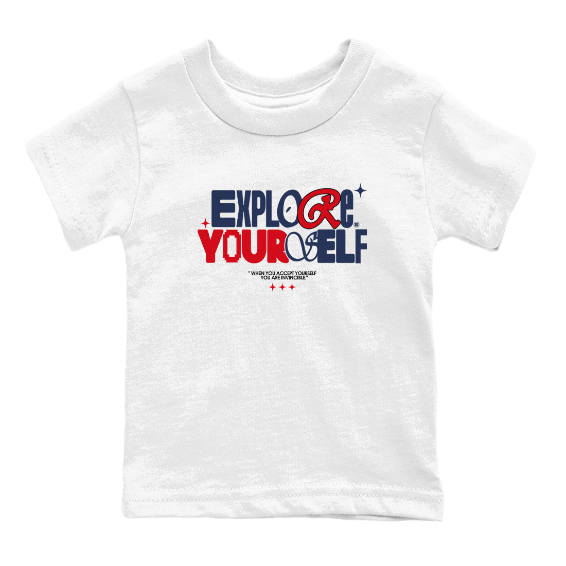 Explore Yourself snkmatch Tees Kids - Air Jordan 6 White And Midnight Navy