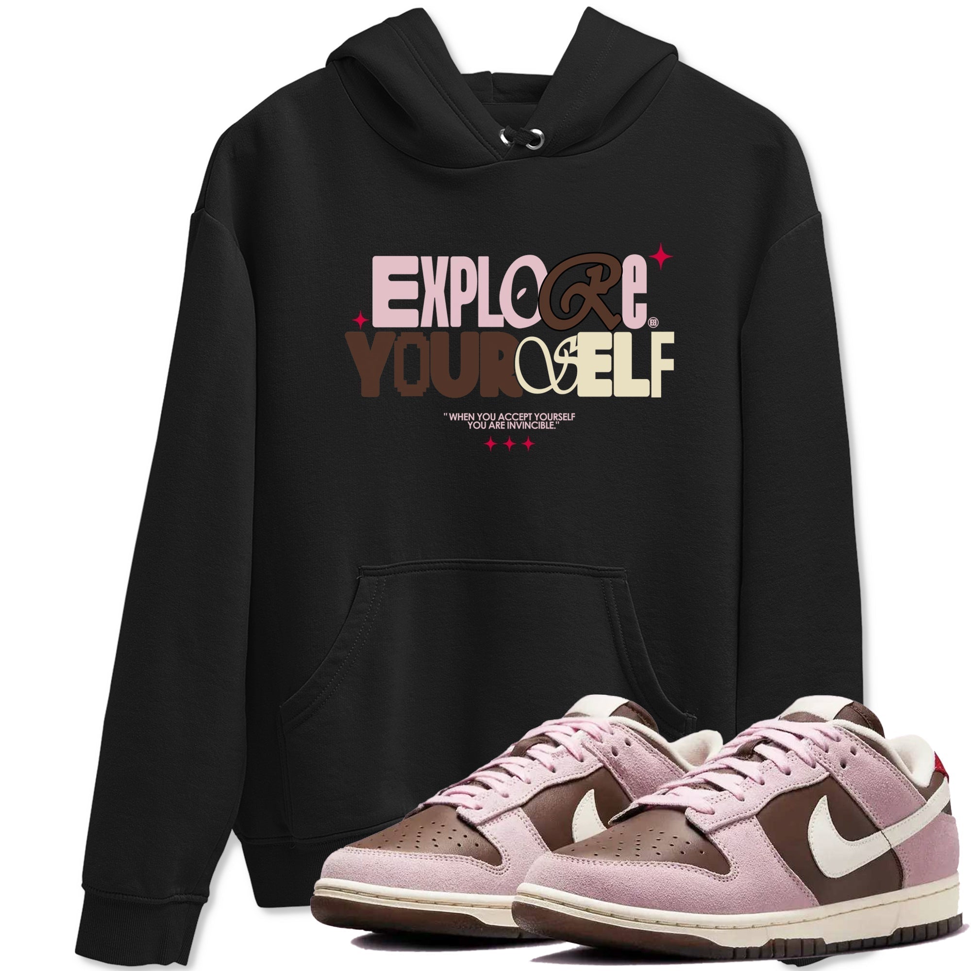 Explore Yourself snkmatch Tees - Dunk Cacao Wow And Pink Foam