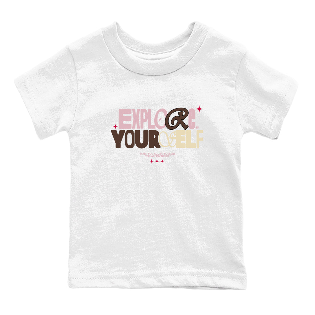 Explore Yourself snkmatch Tees Kids - Dunk Cacao Wow And Pink Foam