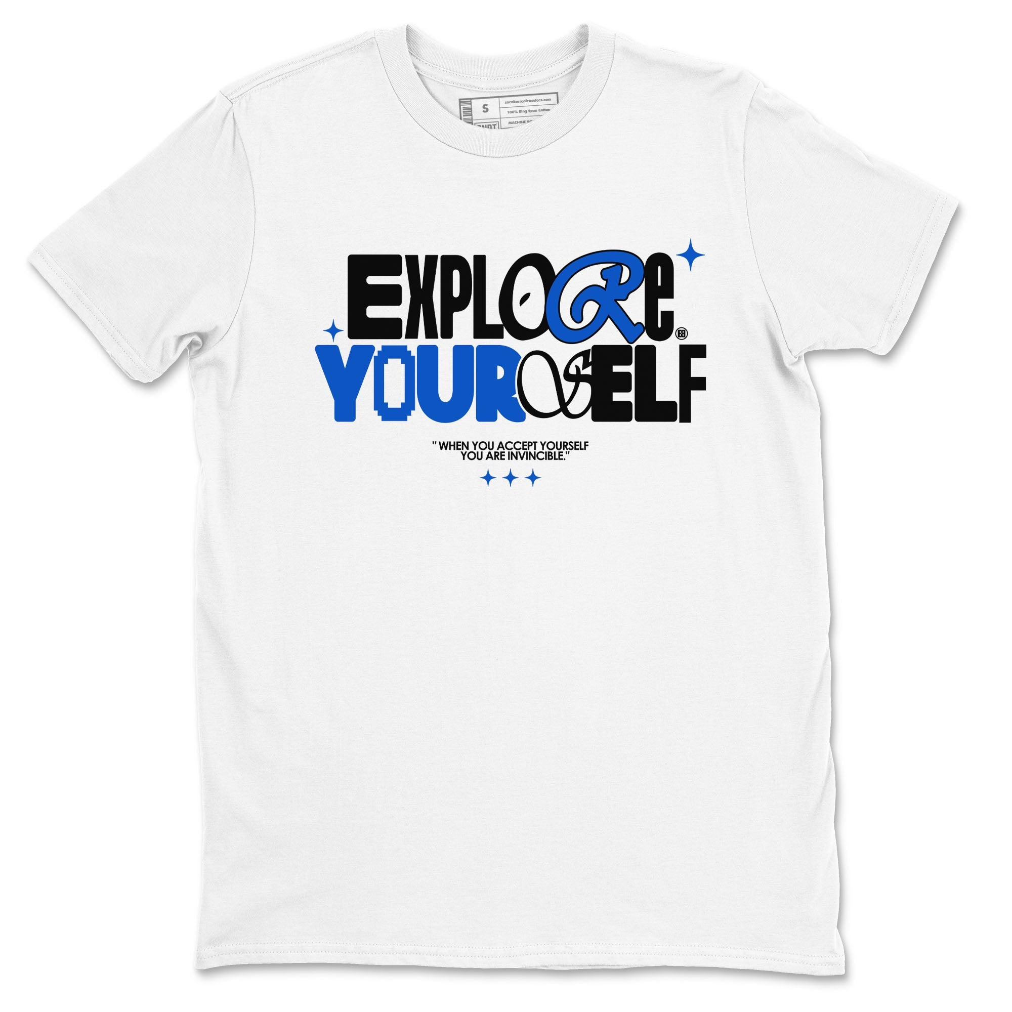 Explore Yourself snkmatch Tees - Yeezy Slide Azure