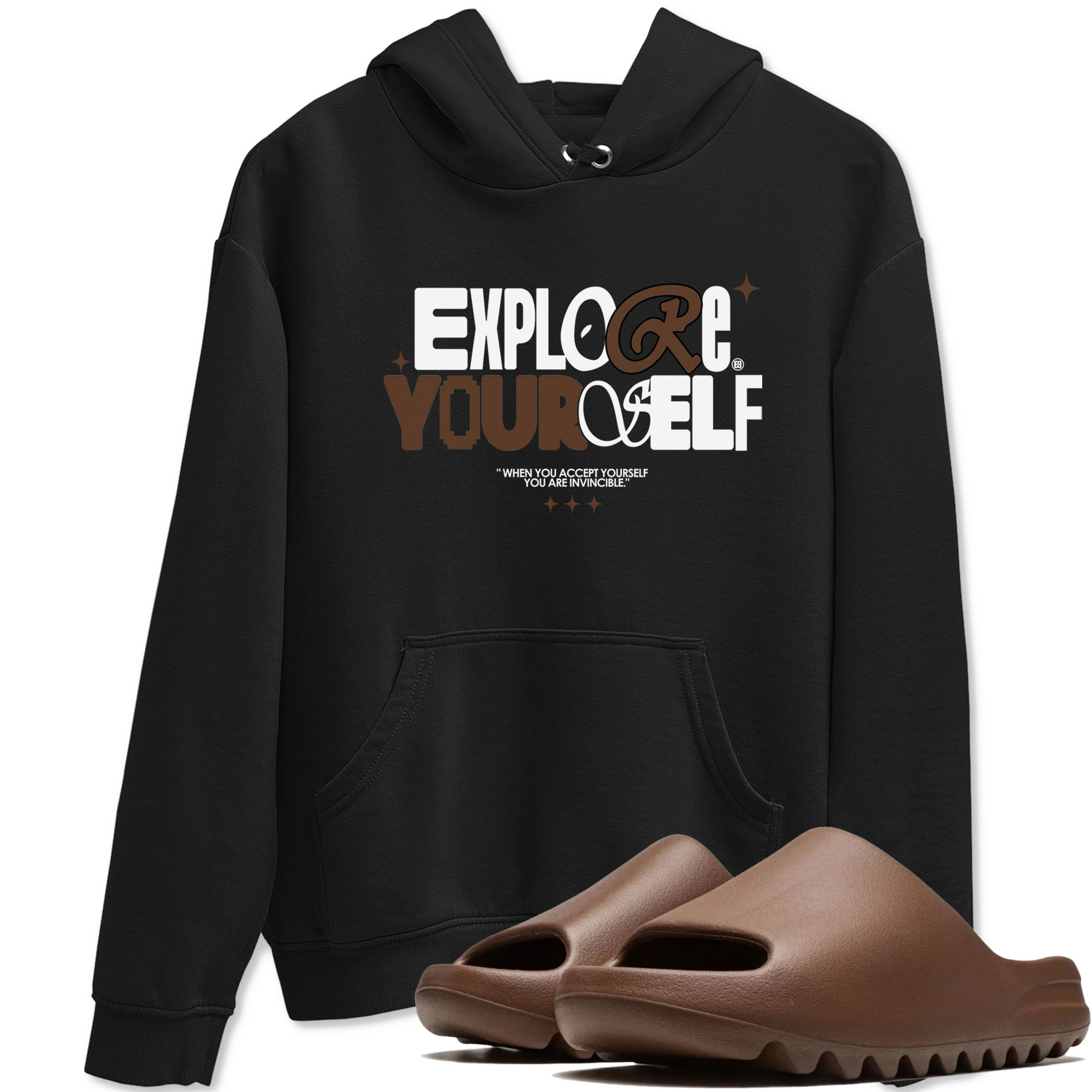 Explore Yourself snkmatch Tees - Yeezy Slide Flax