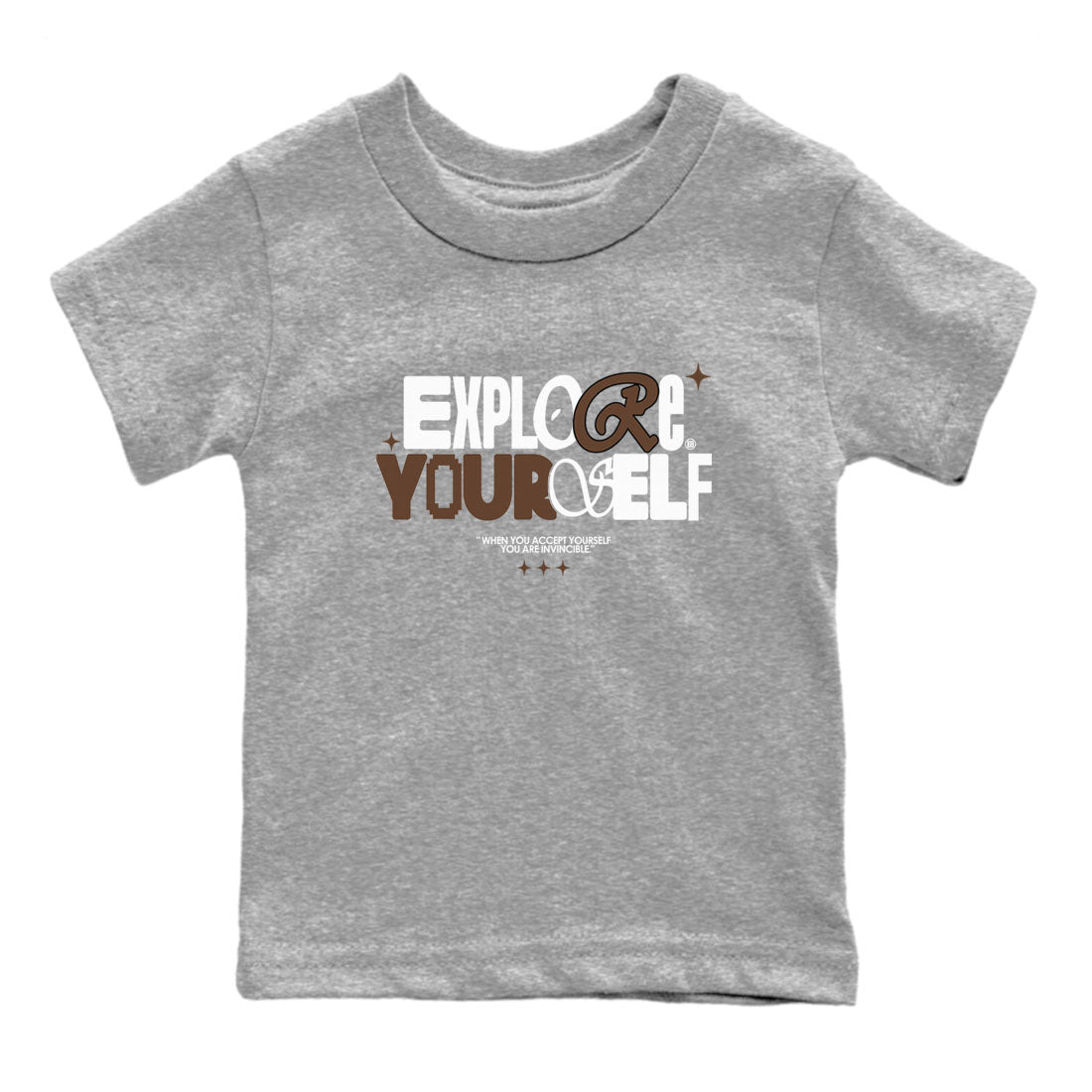 Explore Yourself snkmatch Tees Kids - Yeezy Slide Flax