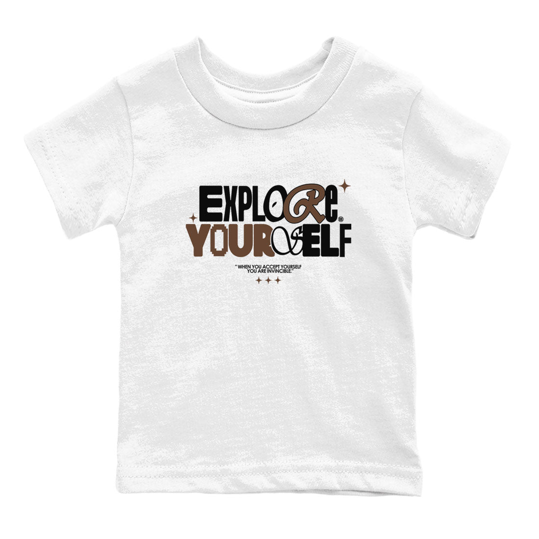 Explore Yourself snkmatch Tees Kids - Yeezy Slide Flax