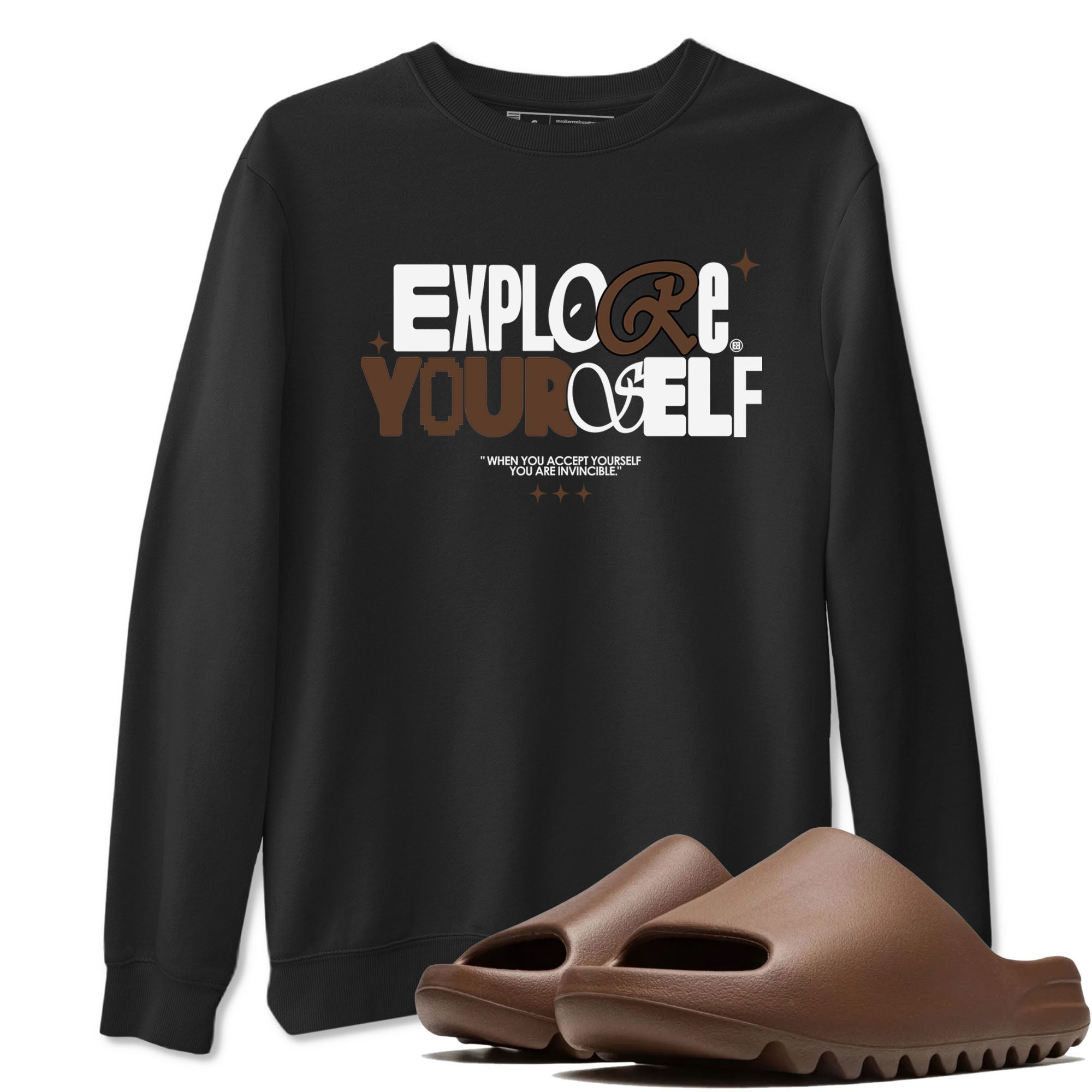 Explore Yourself snkmatch Tees - Yeezy Slide Flax