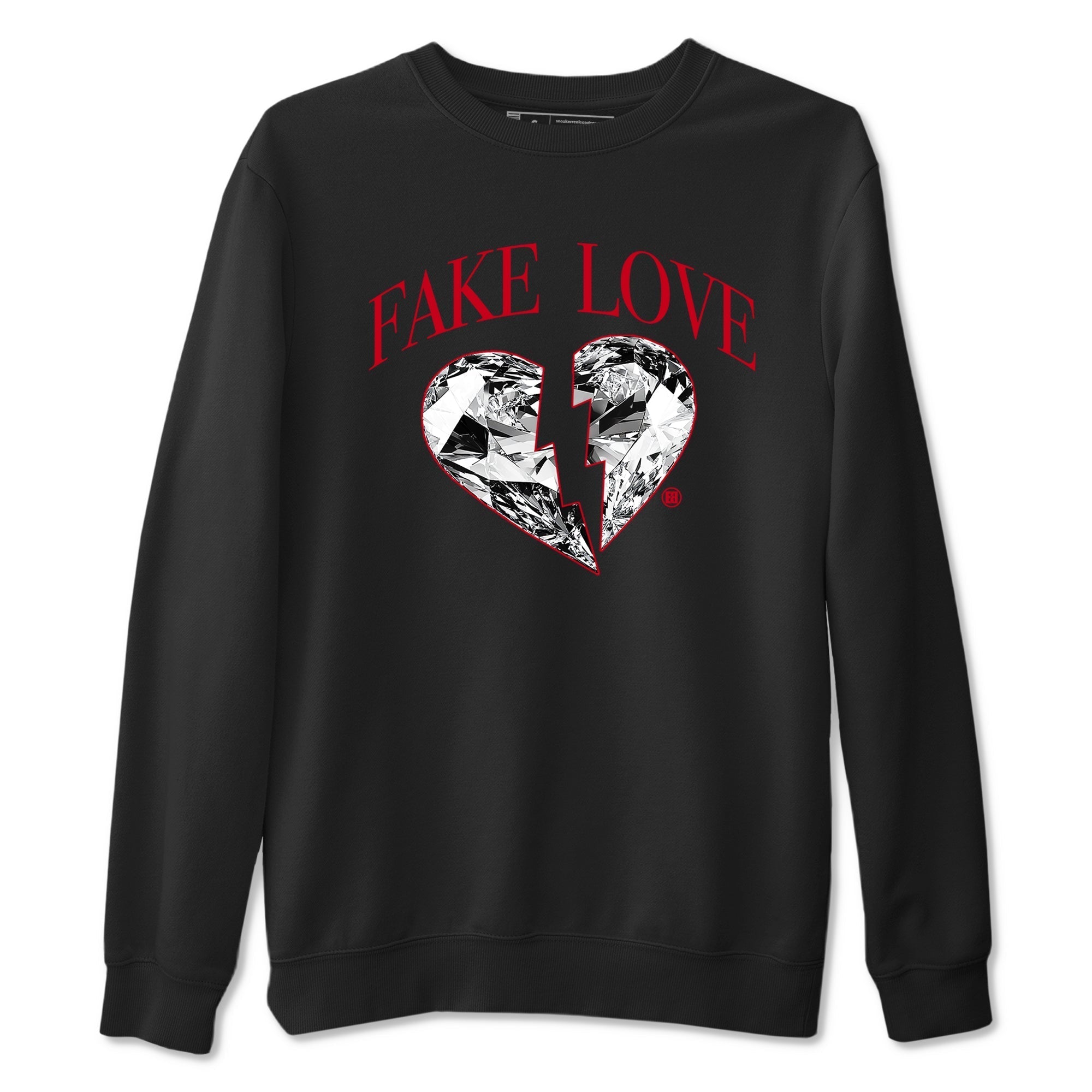 Fake Love snkmatch Tees - Air Jordan 1 '85 Bred