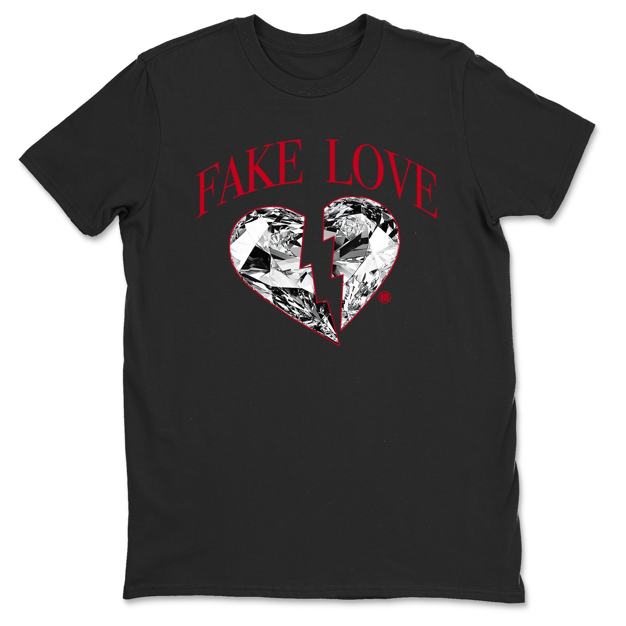 Fake Love snkmatch Tees - Air Jordan 1 '85 Bred