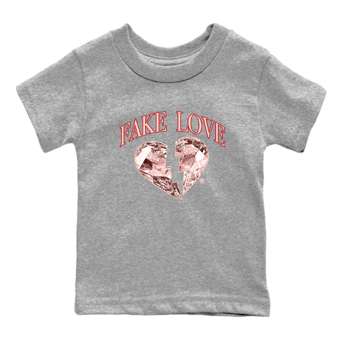 Fake Love snkmatch Tees Kids - Air Jordan 3 Valentines Day
