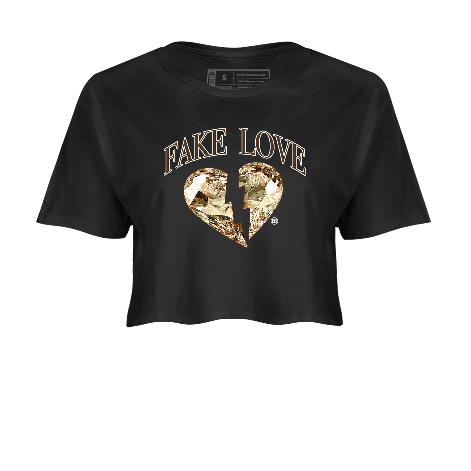 Fake Love snkmatch Women's Top - Air Jordan 5 Golden Ticket