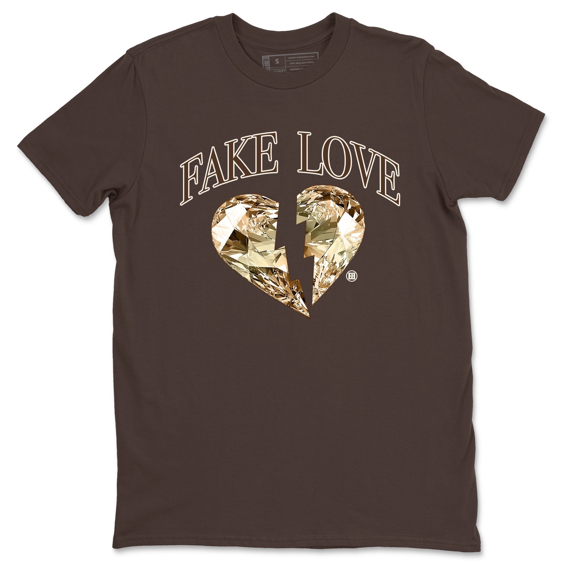 Fake Love snkmatch Tees - Air Jordan 5 Golden Ticket