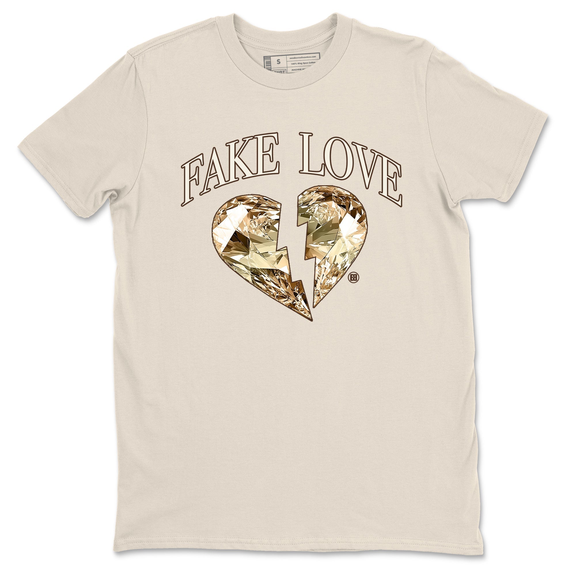 Fake Love snkmatch Tees - Air Jordan 5 Golden Ticket