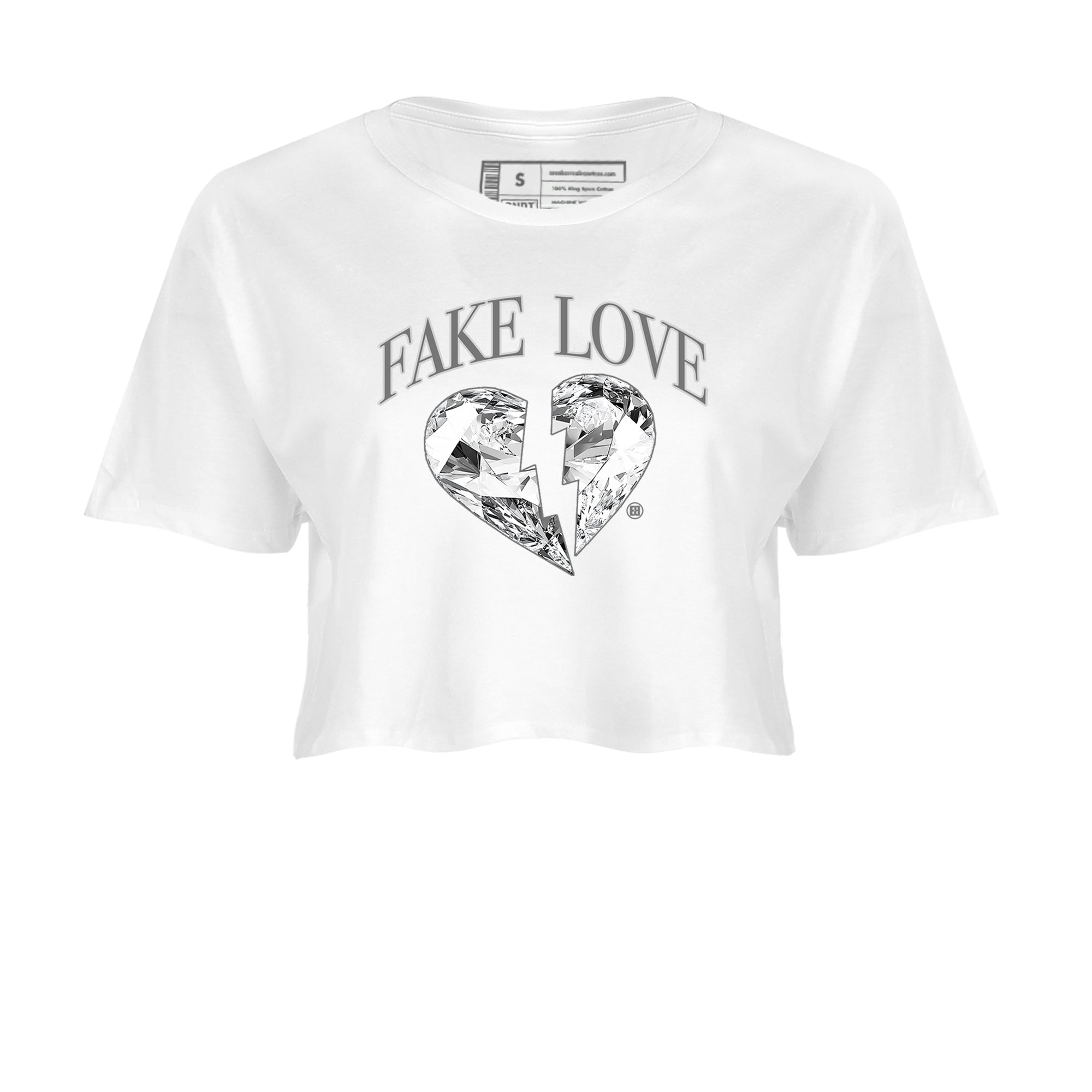 Fake Love snkmatch Women's Top - Air Jordan 9 Cool Grey
