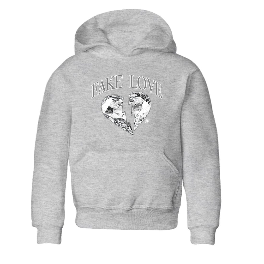 Fake Love snkmatch Tees Kids - Air Jordan 9 Cool Grey