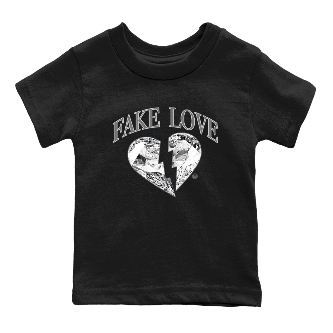 Fake Love snkmatch Tees Kids - Air Jordan 9 Cool Grey