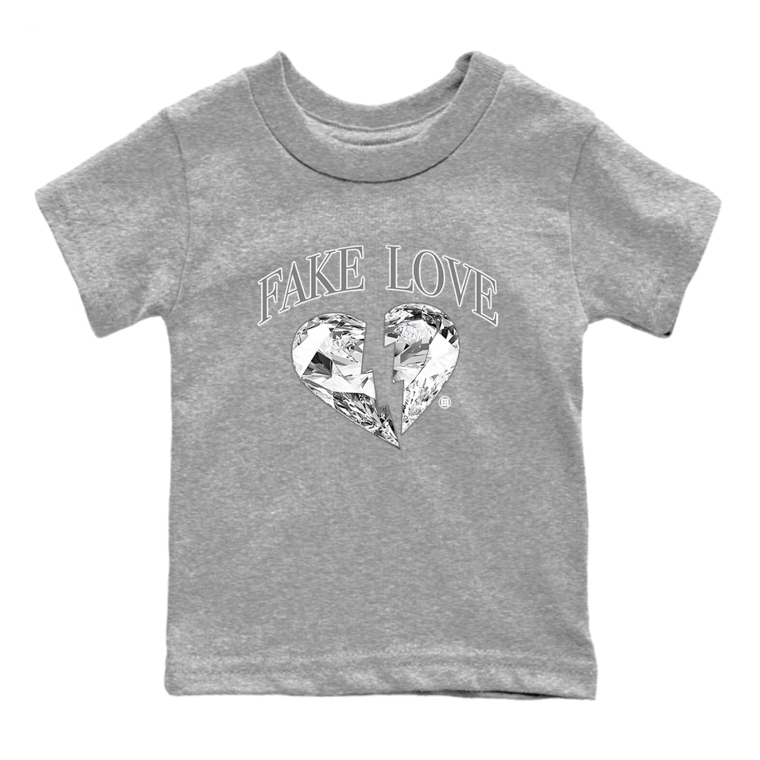 Fake Love snkmatch Tees Kids - Air Jordan 9 Cool Grey