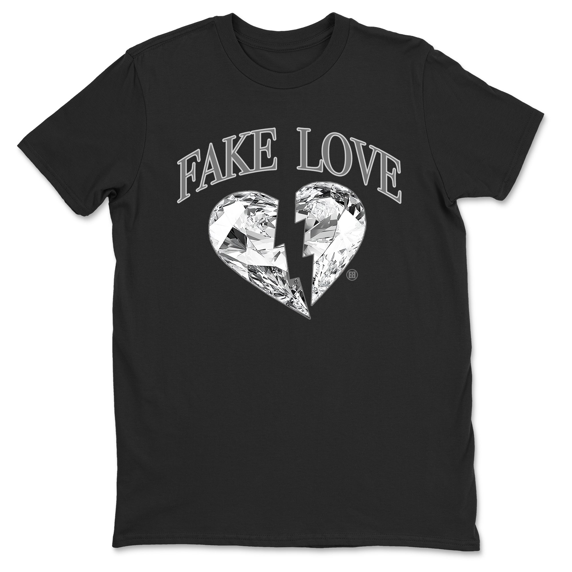 Fake Love snkmatch Tees - Air Jordan 9 Cool Grey