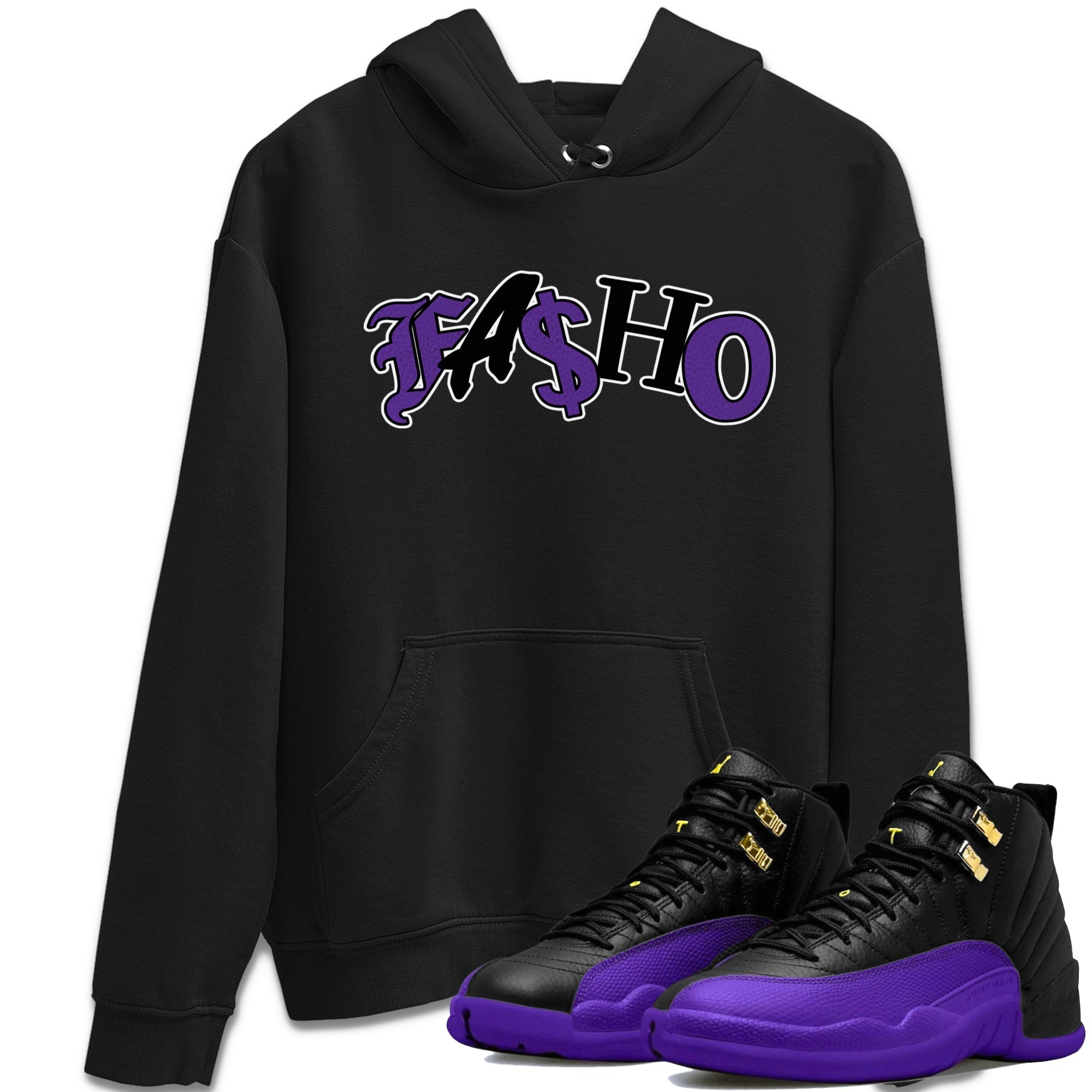Fasho Unisex Tops - Air Jordan 12 Field Purple