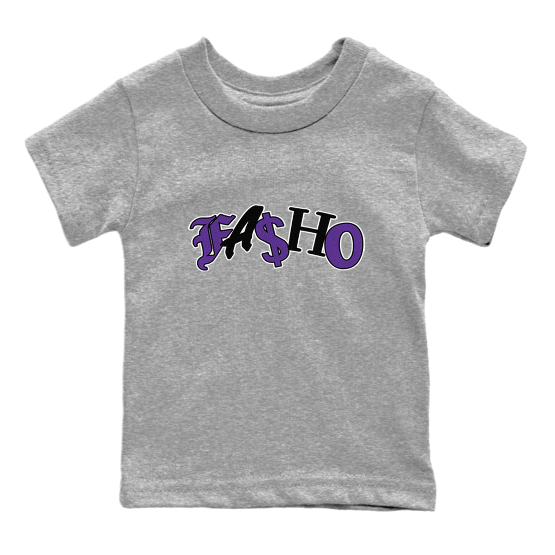 Fasho Kids Tops - Air Jordan 12 Field Purple
