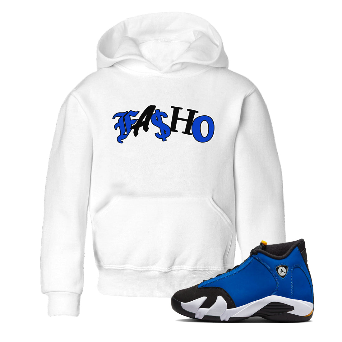 Fasho Kids Tops - Air Jordan 14 Laney