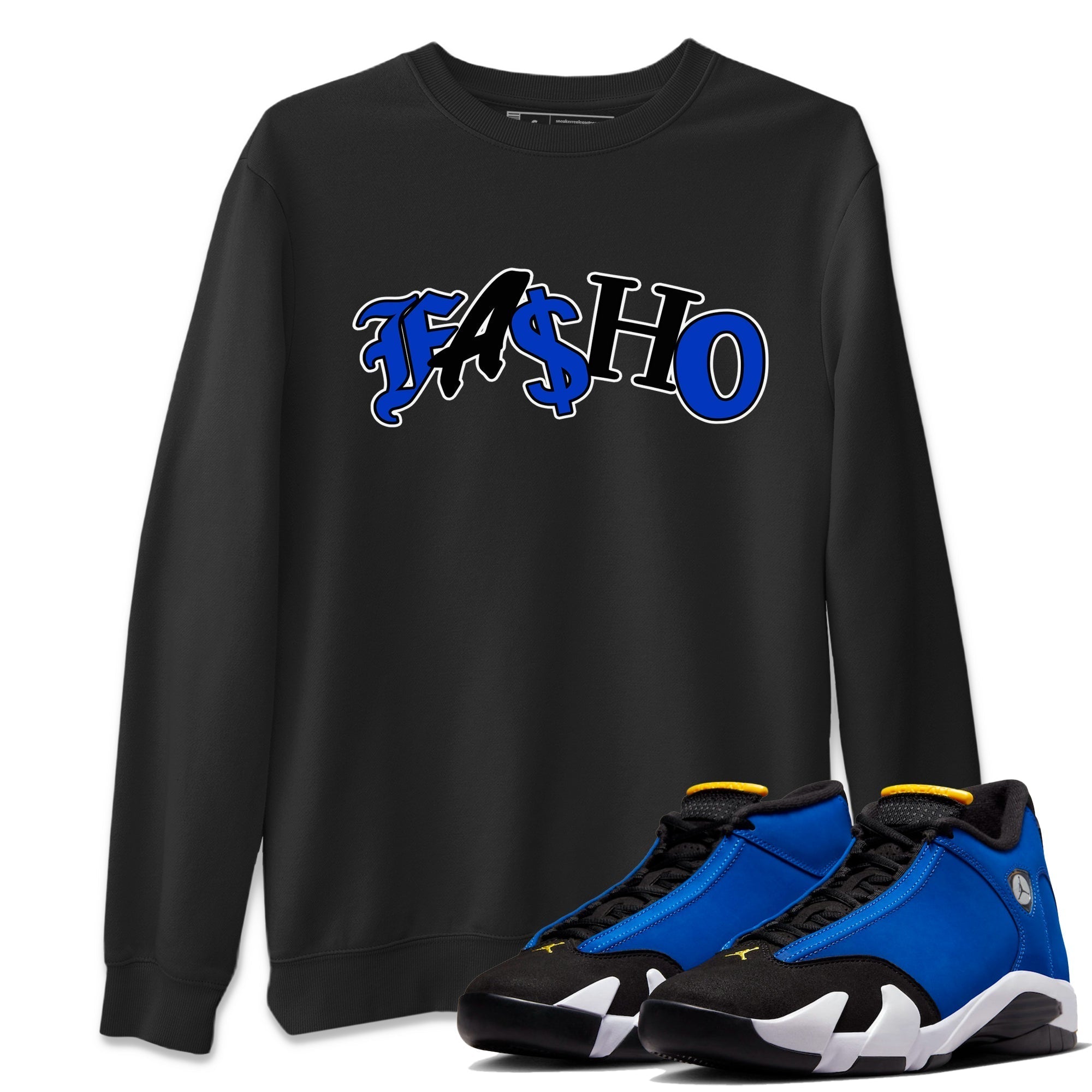 Fasho Unisex Tops - Air Jordan 14 Laney