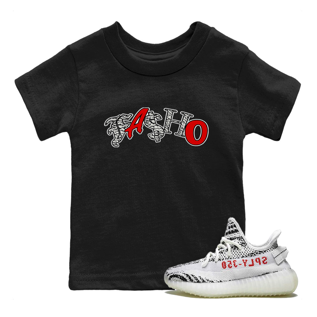Fasho Kids Tops - Yeezy 350 Zebra