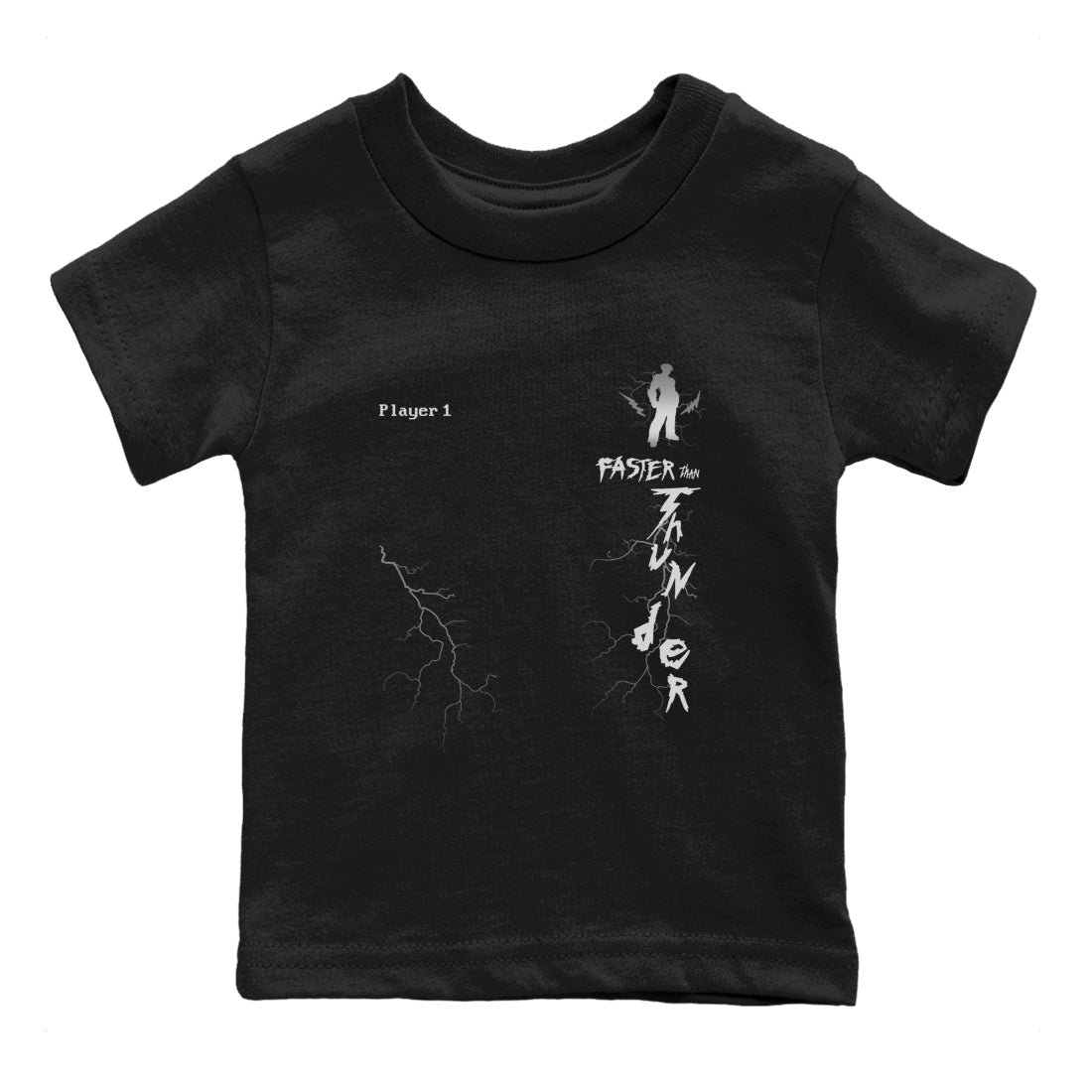 Faster Than Thunder snkmatch Tees Kids - Air Foamposite One Jin