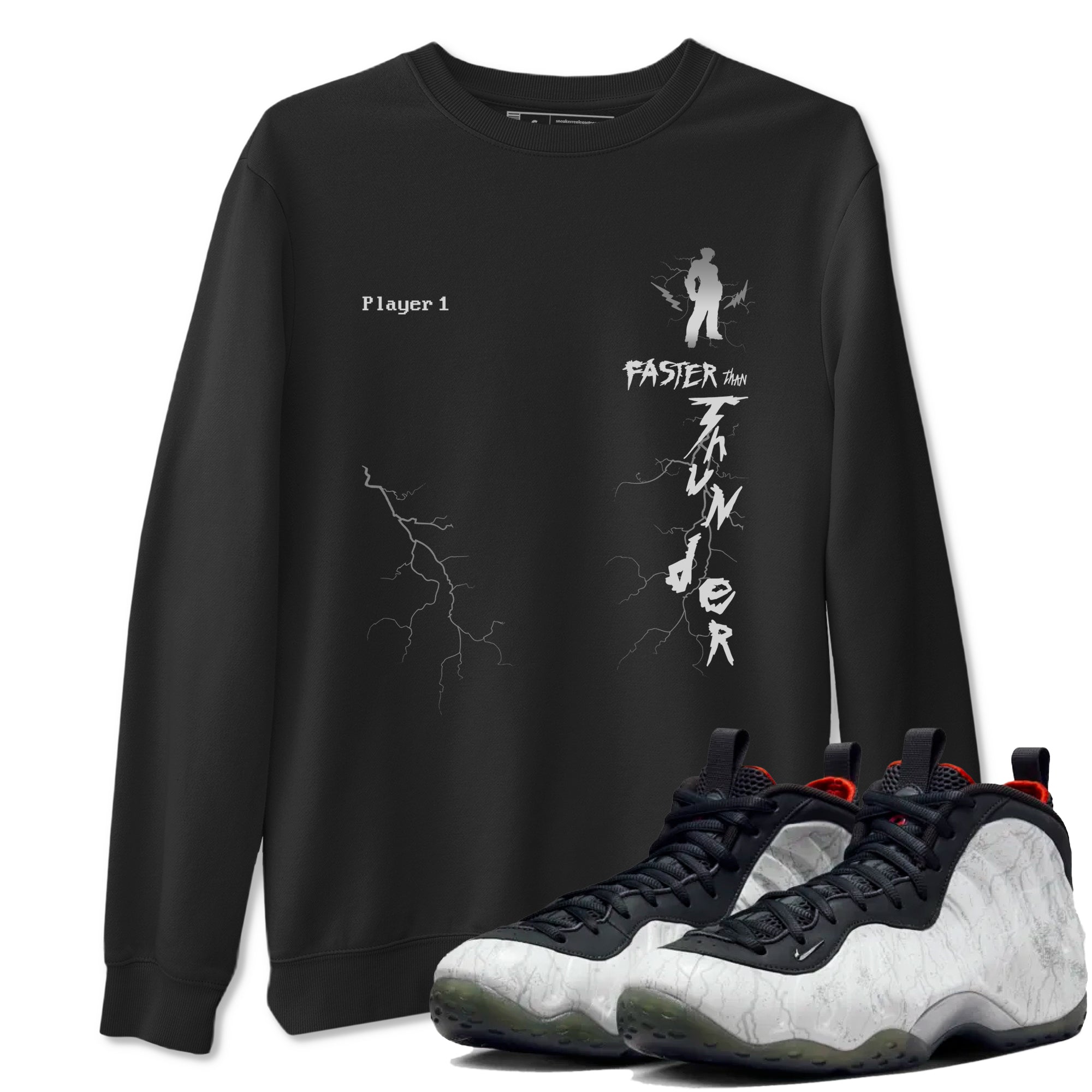 Faster Than Thunder snkmatch Tees - Air Foamposite One Jin