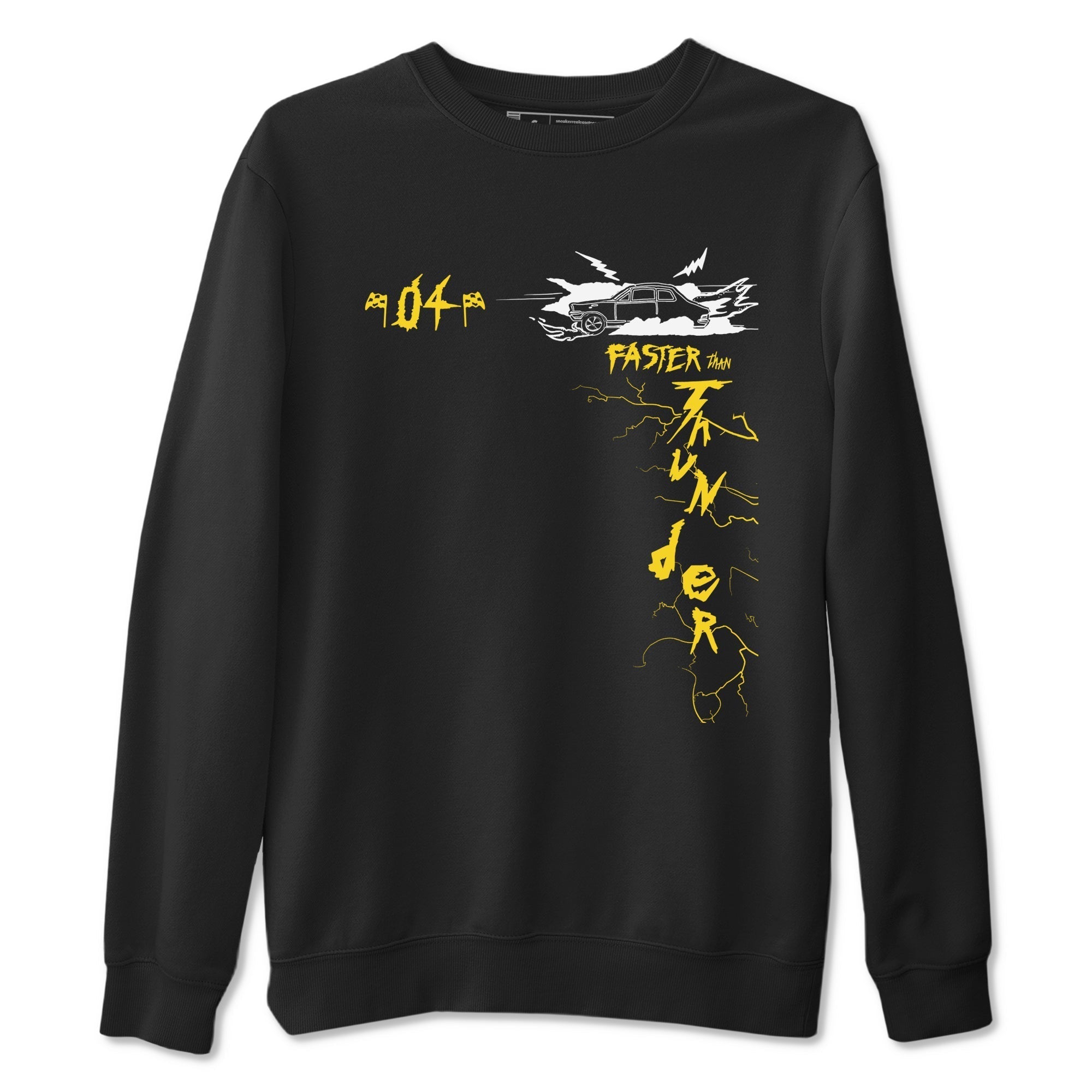 Faster Than Thunder snkmatch Tees - Air Jordan 4 Thunder