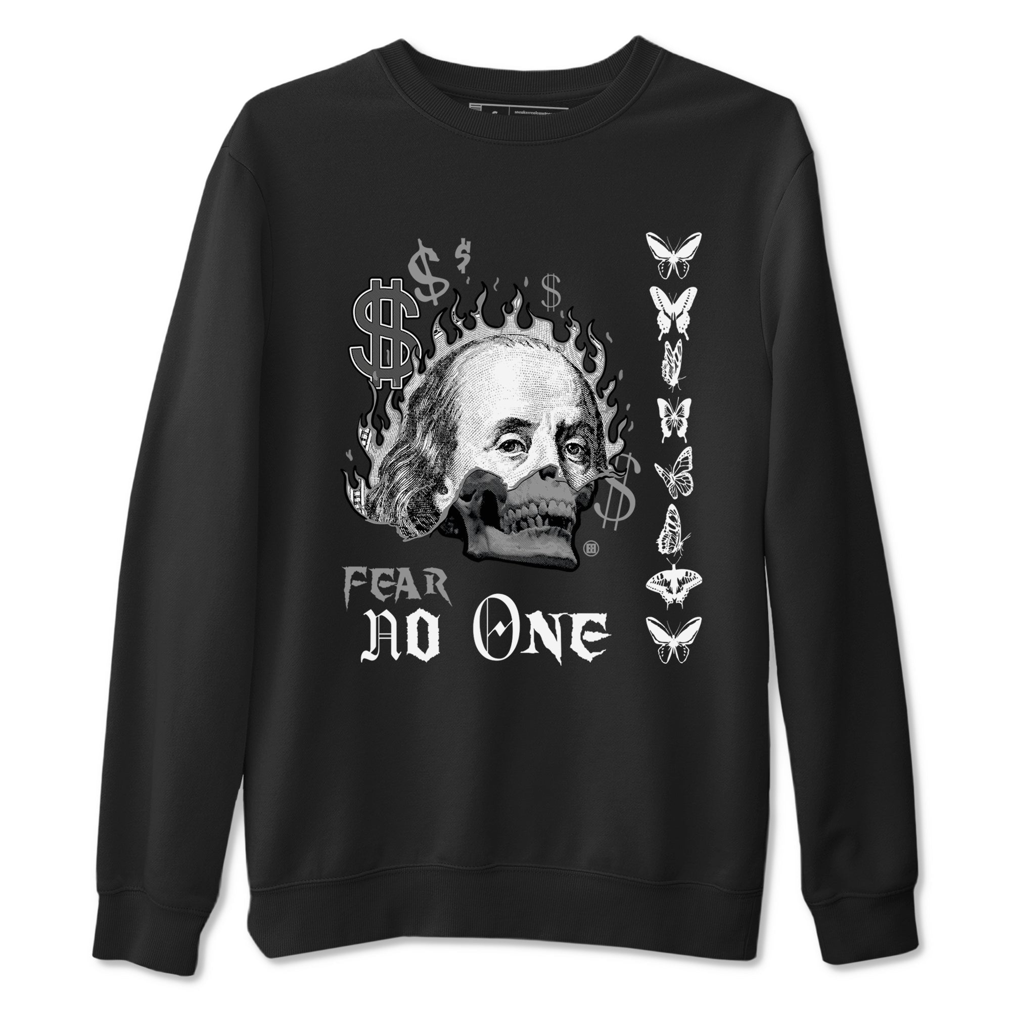 Fear No One snkmatch Tees - Air Jordan 1 Wolf Grey
