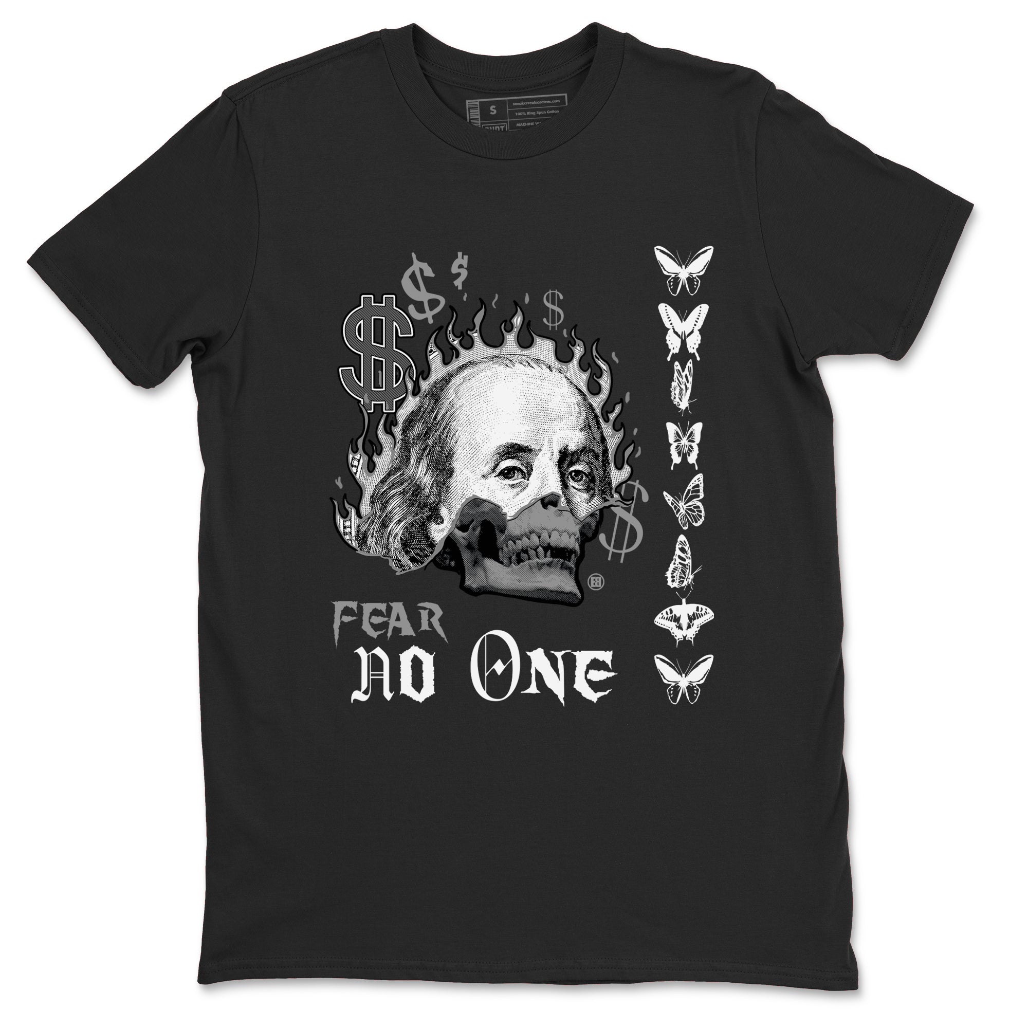 Fear No One snkmatch Tees - Air Jordan 1 Wolf Grey