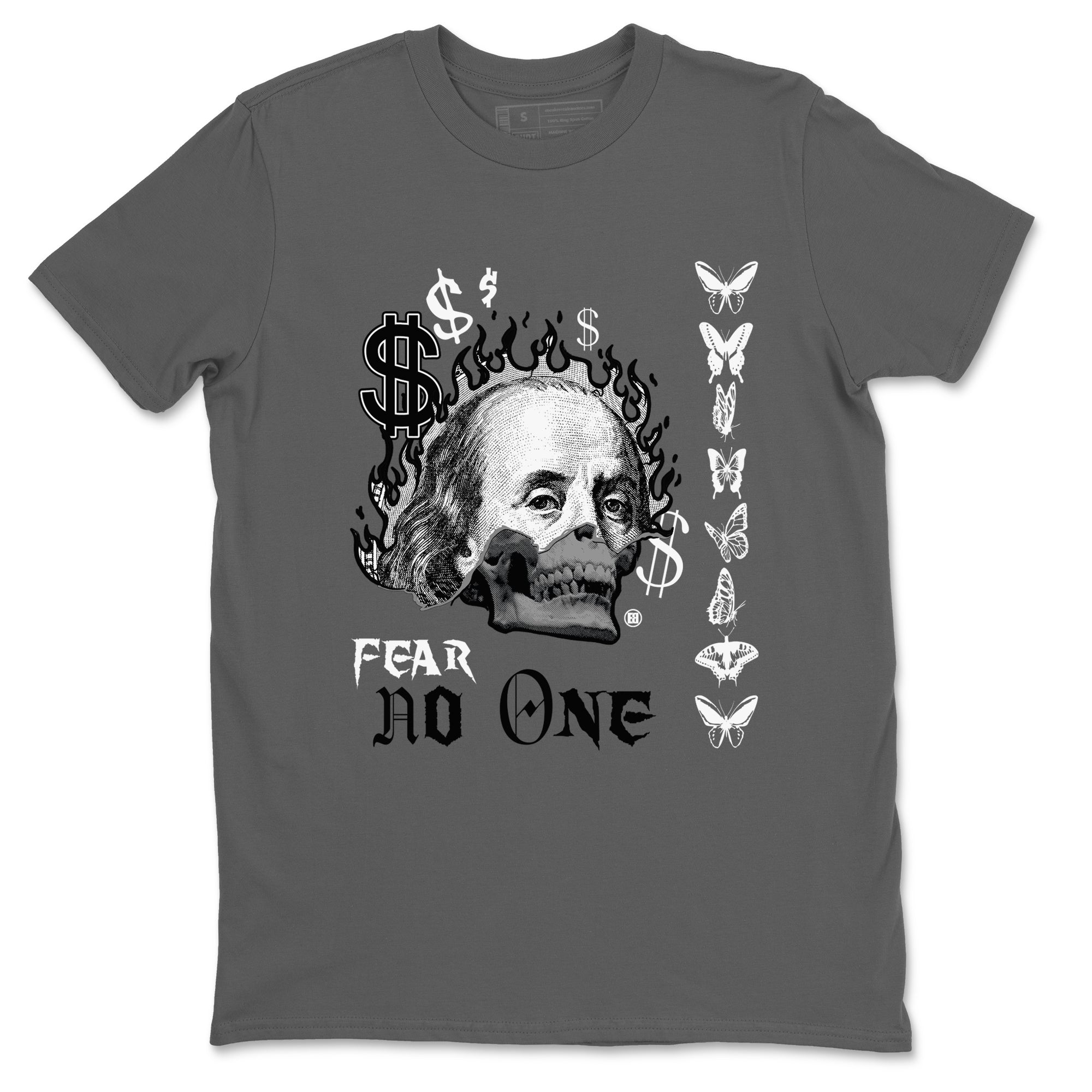 Fear No One snkmatch Tees - Air Jordan 1 Wolf Grey
