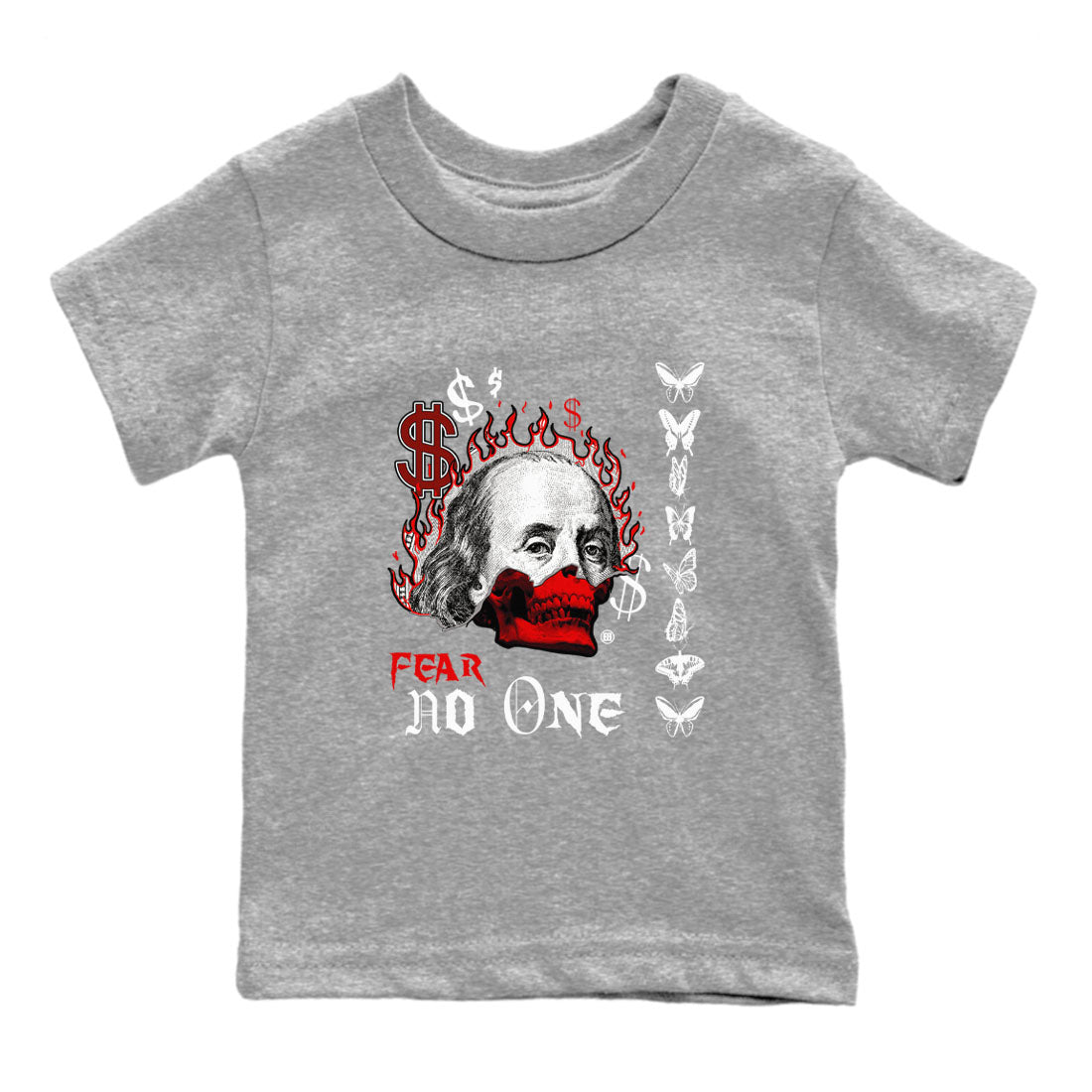 Fear No One snkmatch Tees Kids - Air Jordan 12 Taxi Flip