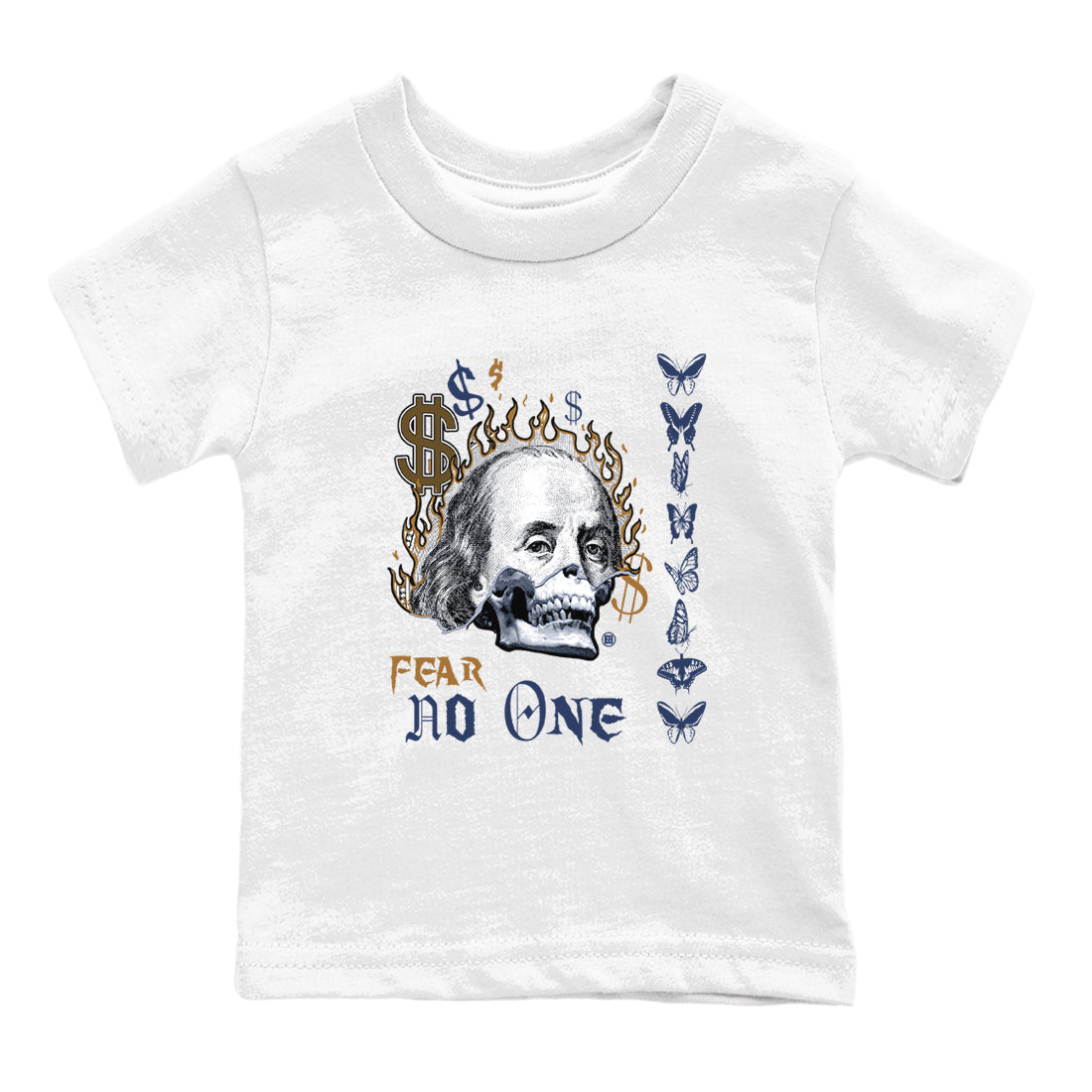 Fear No One snkmatch Tees Kids - Air Jordan 13 Midnight Navy