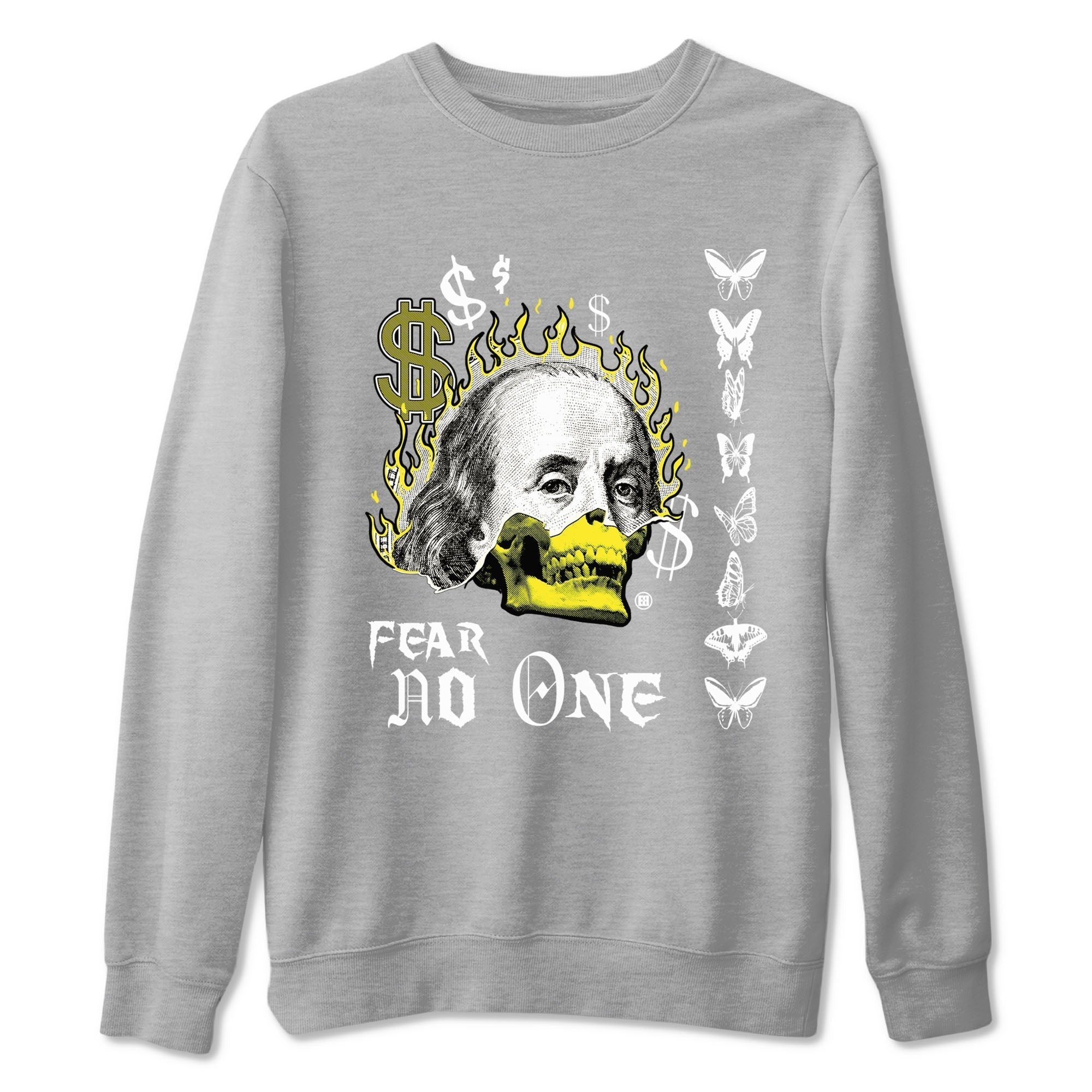 Fear No One snkmatch Tees - Air Jordan 4 Vivid Sulfur