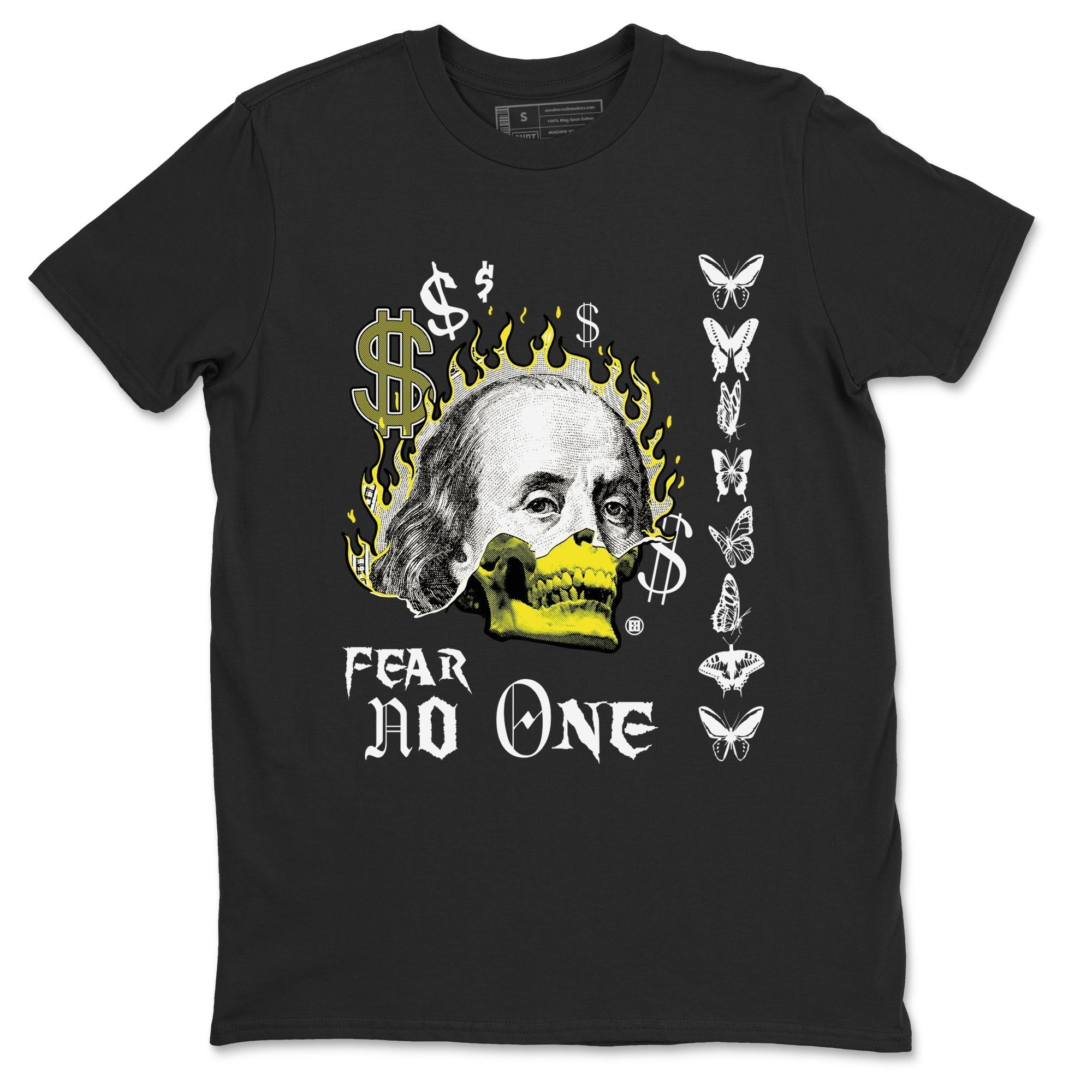 Fear No One snkmatch Tees - Air Jordan 4 Vivid Sulfur
